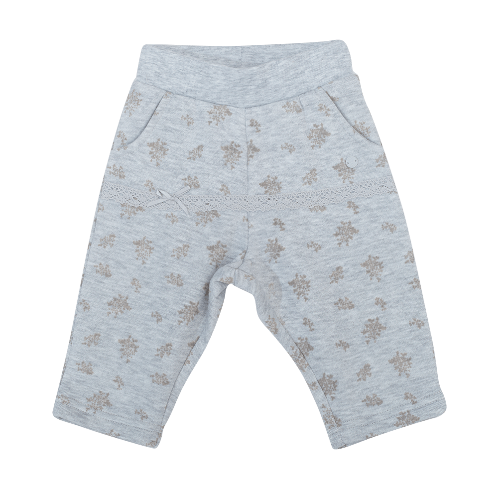 Pantalón De Buzo Bebé Niña Gris