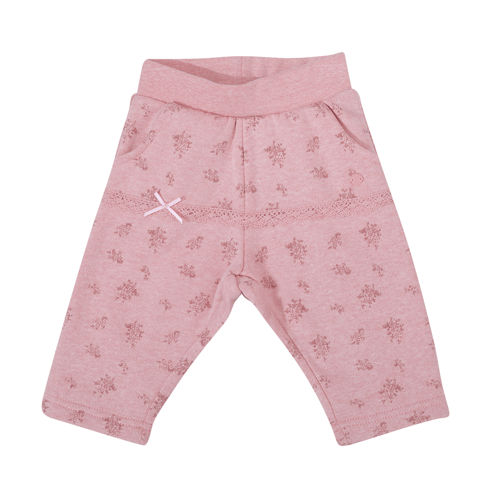 Pantalón De Buzo Bebé Niña Rosado