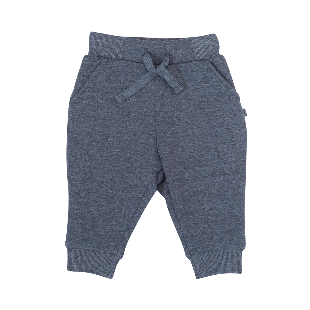 Pantalón Buzo Bebé Niño Gris Oscuro