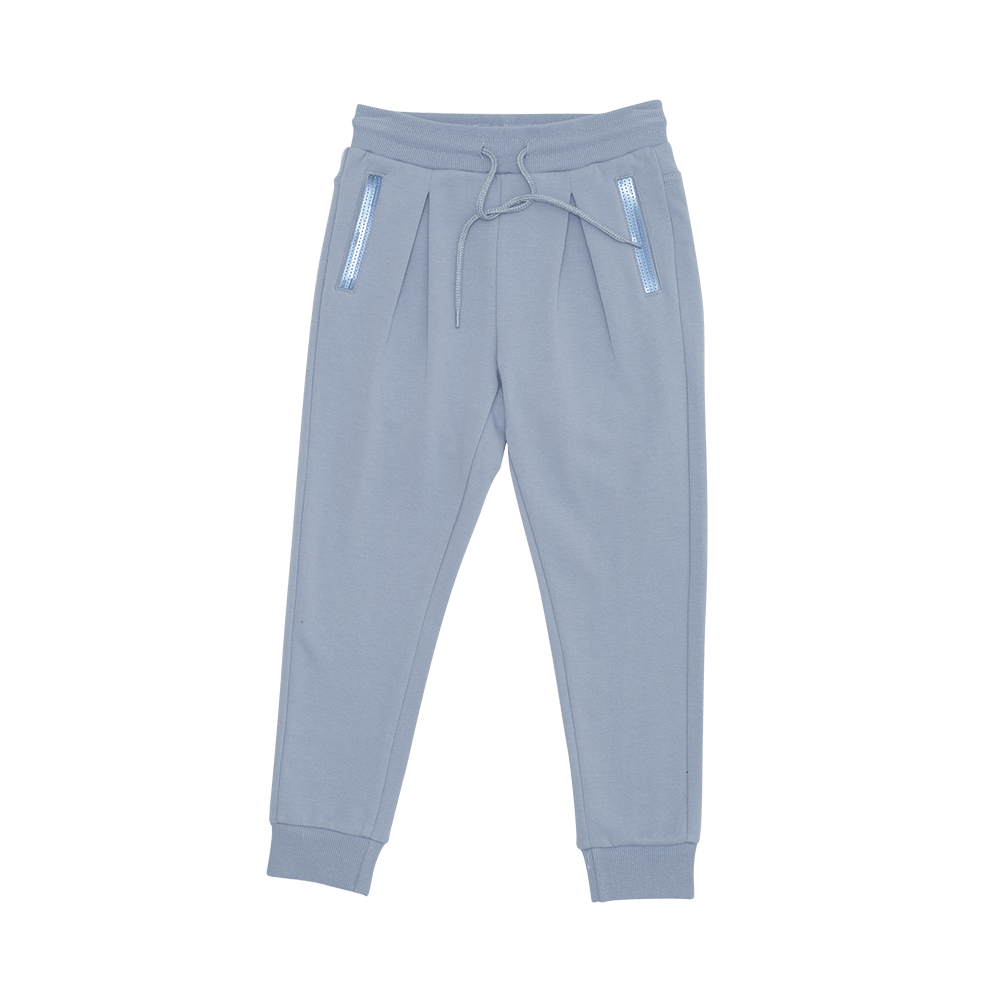 Pantalón Buzo Niña Azul Petróleo