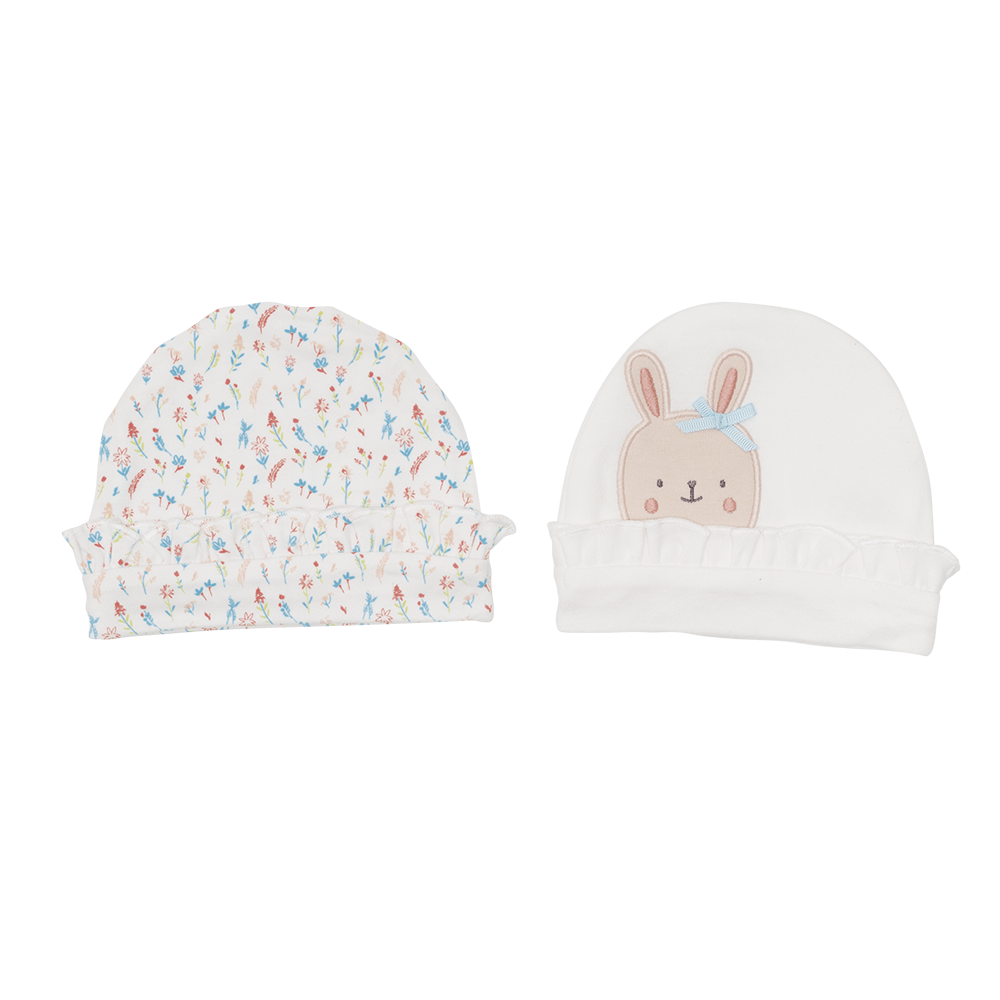 Pack Gorro 2 Pcs Bebé Niña Multicolor