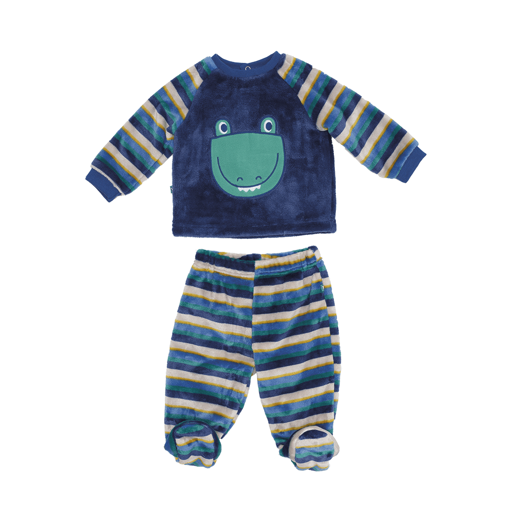 Pijama 2 Pcs Bebé Niño Azul