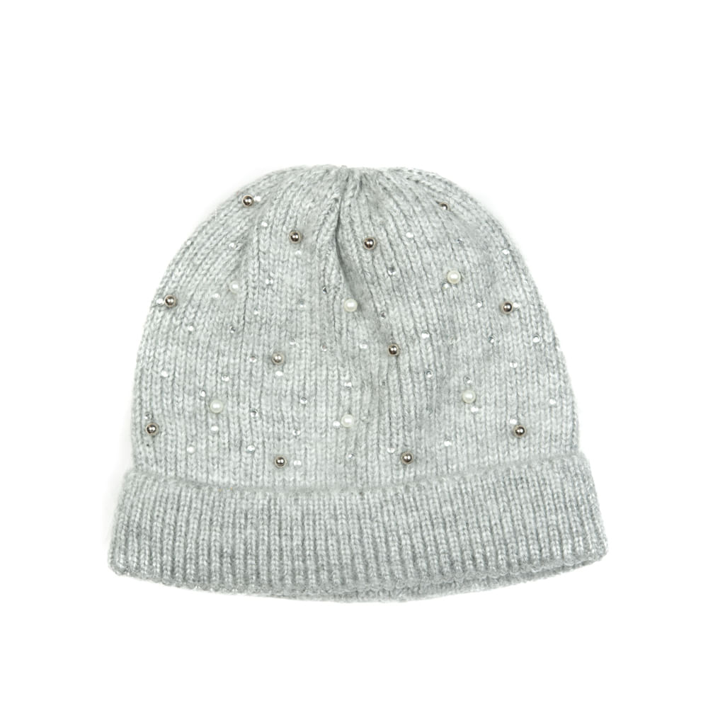 Gorro Bebé Niña Gris