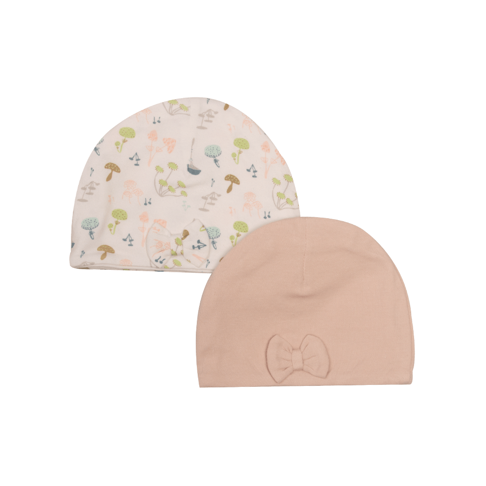 Pack Gorro Bebé Niña 2 Pc Multicolor