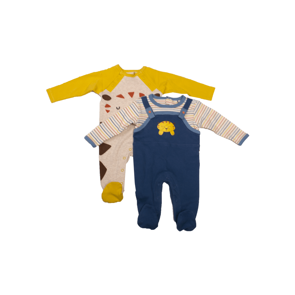 Pack Osito 2 Pcs Bebé Niño Multicolor