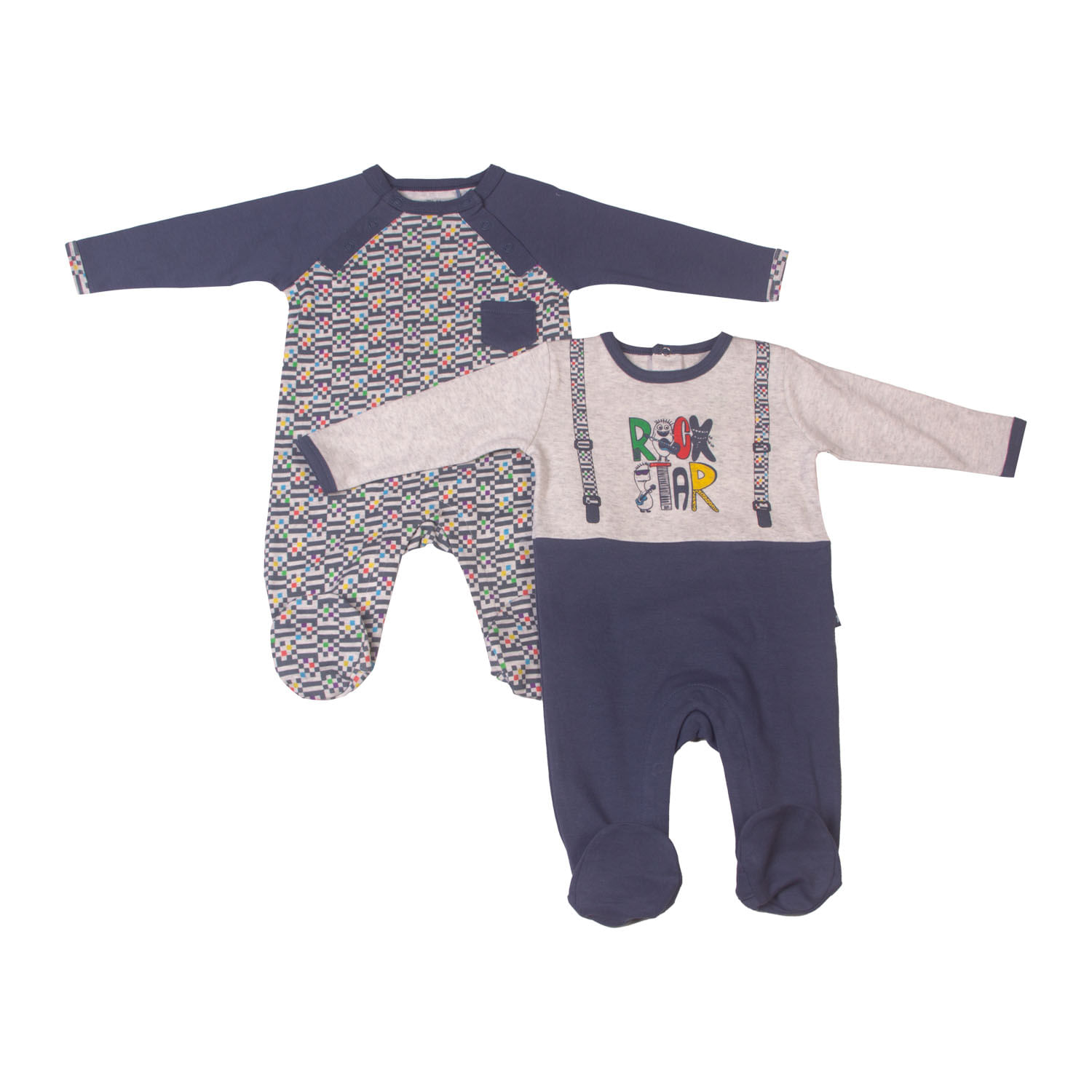  Set 2 Pzas Osito Niño Multicolor 