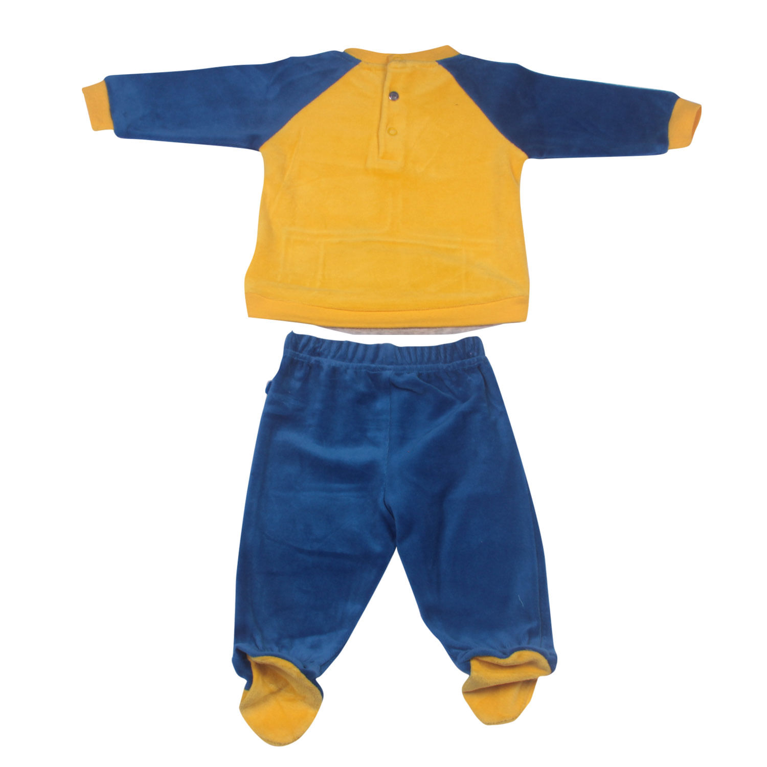 Conjunto Plush Bebe Niño Azul 