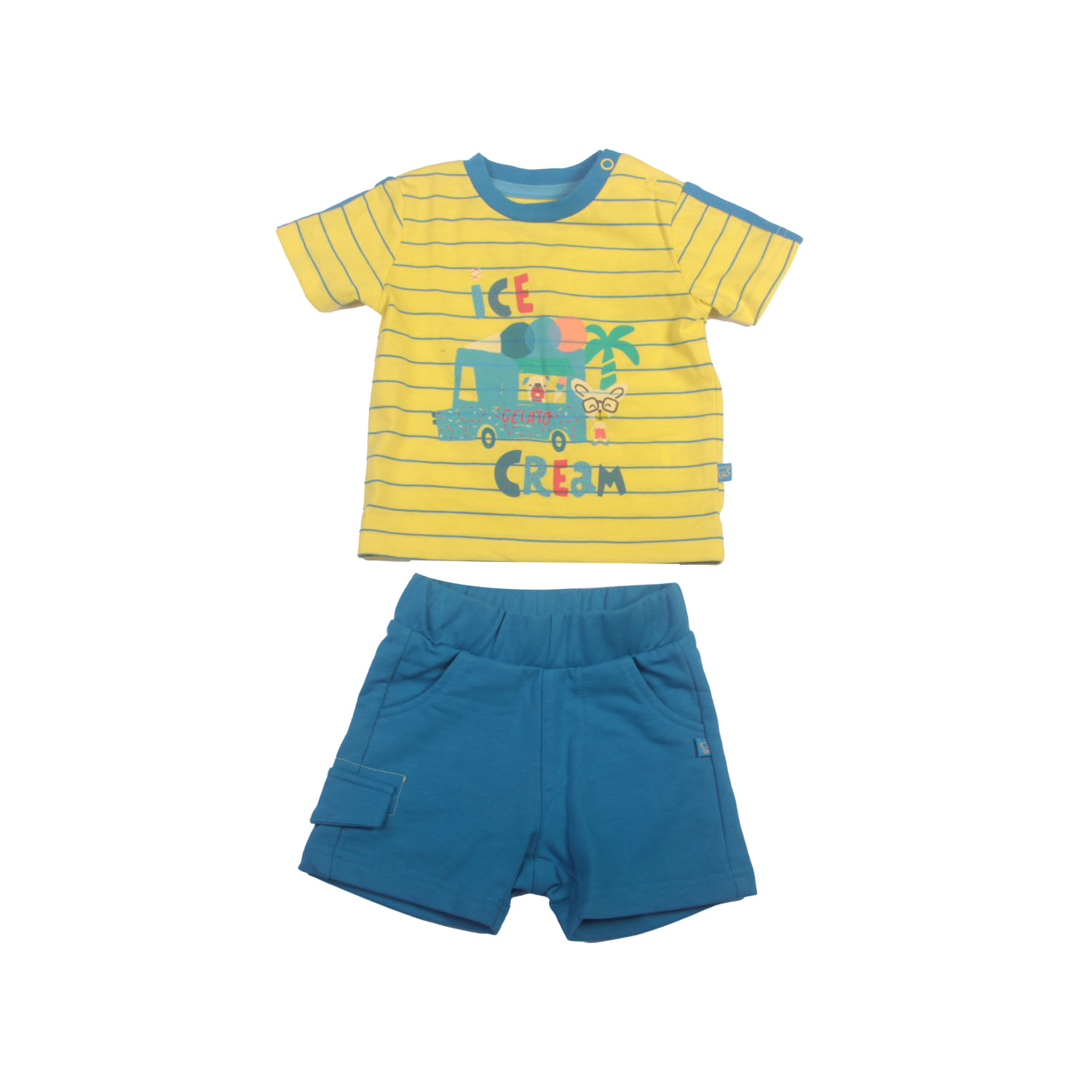 Conjunto Bebe Niño Amarillo 