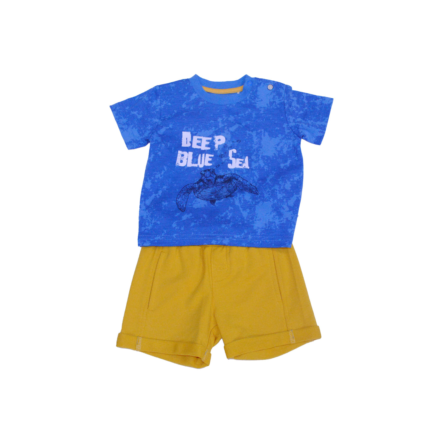 Conjunto Bebe Niño Azul 