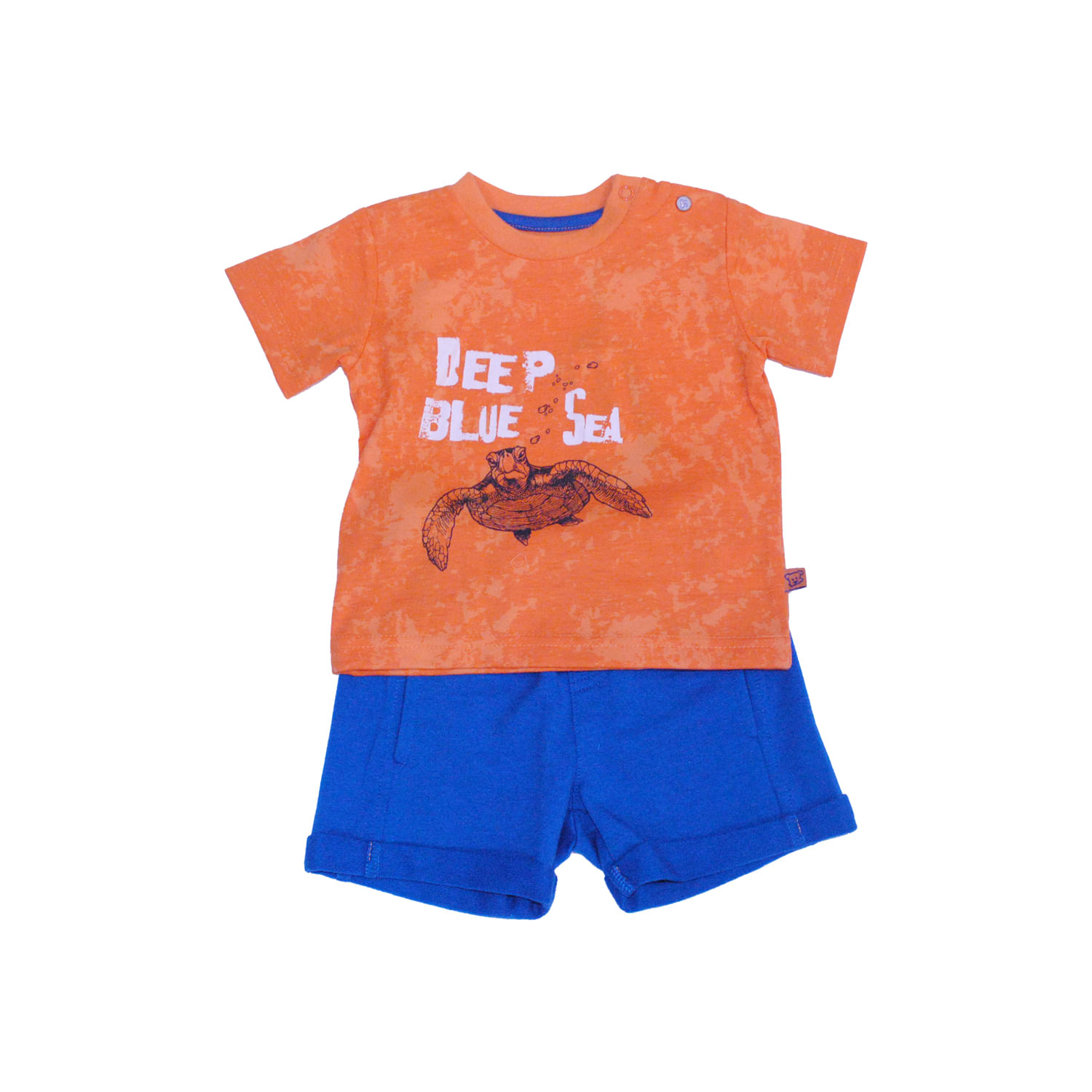 Conjunto Bebe Niño Naranja 