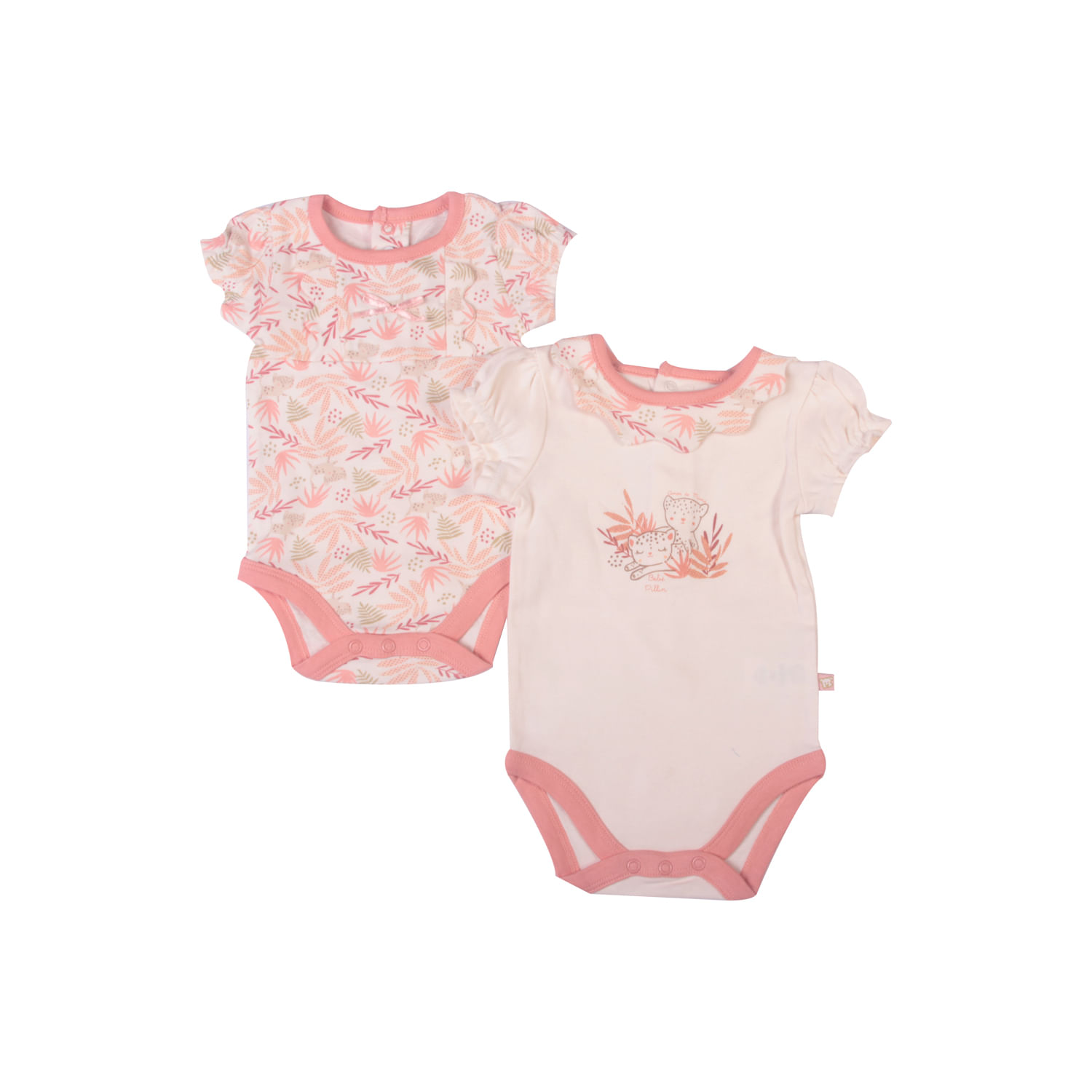  Set 2 Pzas Body Niña Multicolor 