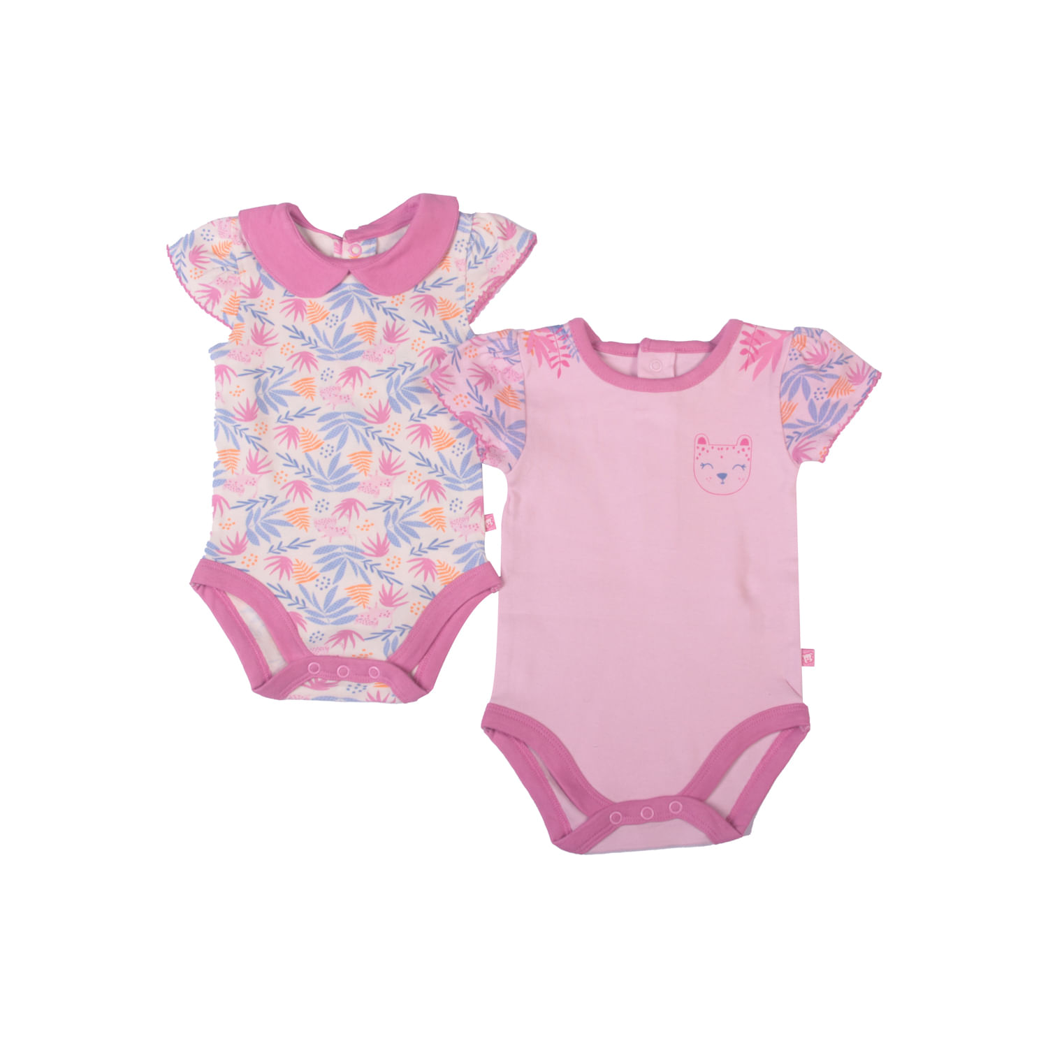  Set 2 Pzas Body Niña Multicolor 