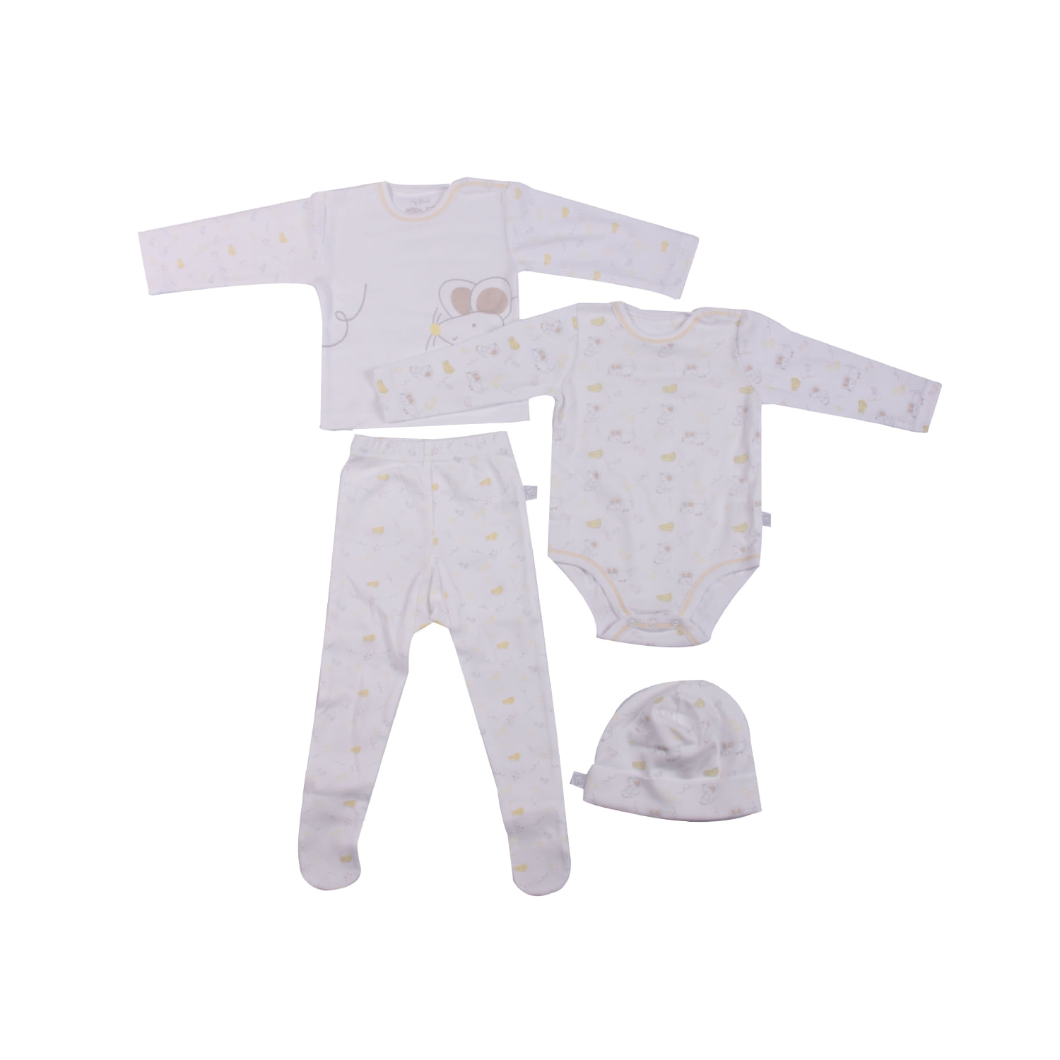 Set 4 Pzas Unisex Multicolor