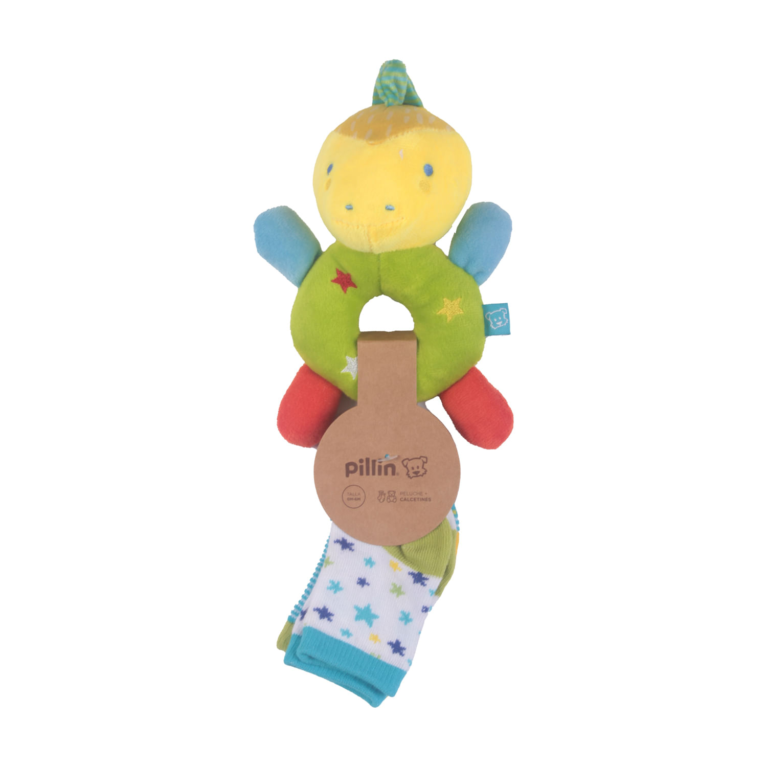 Peluche Bebe Niño Amarillo 