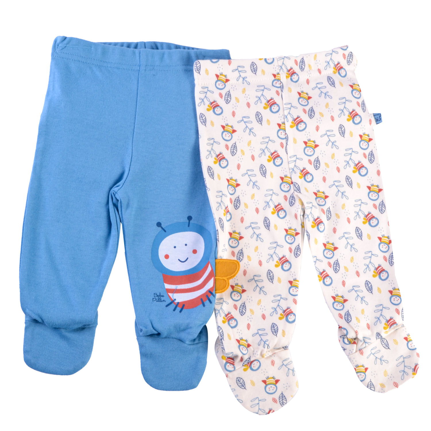 Set 2 Pzas Panty Bebé Niño Multicolor 