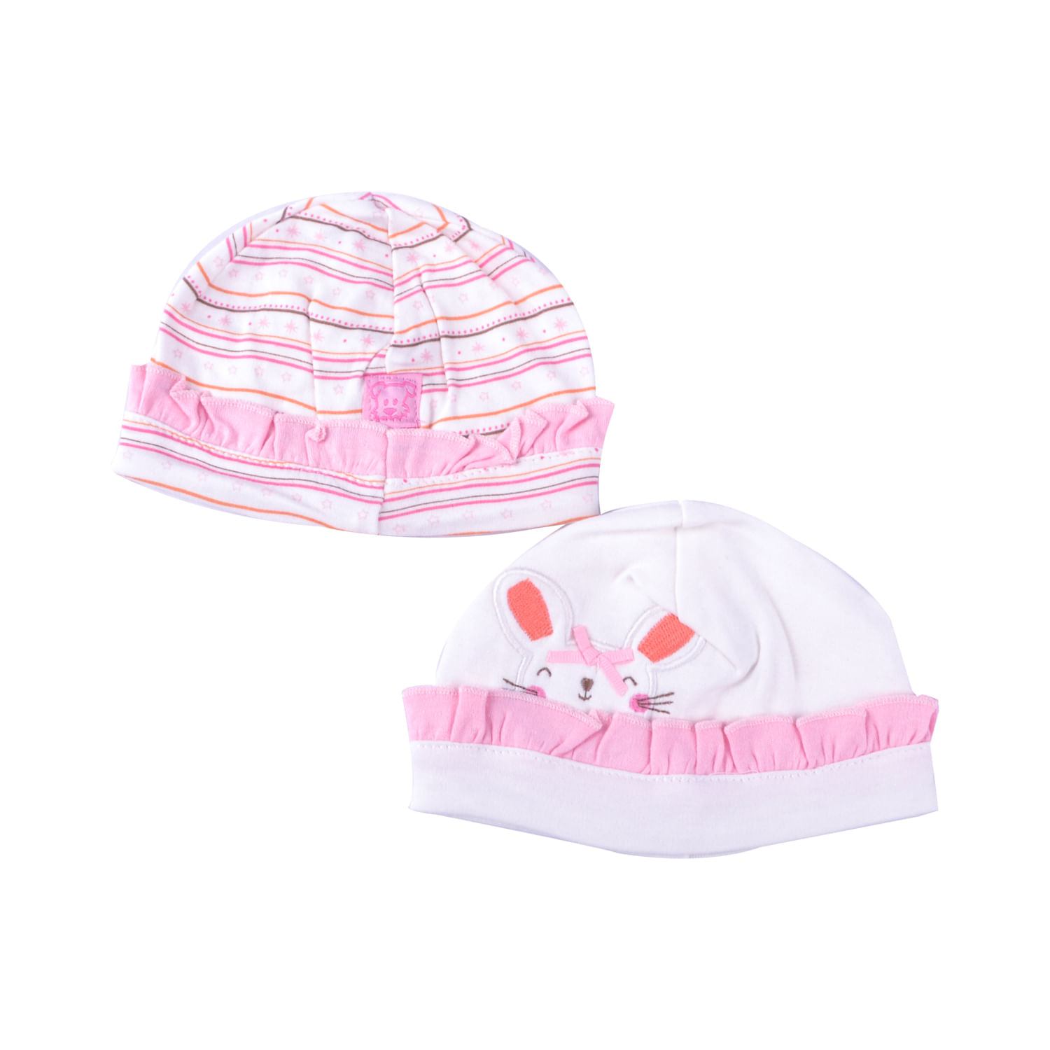 Set 2 Pzas Gorro Bebé Niña Multicolor 