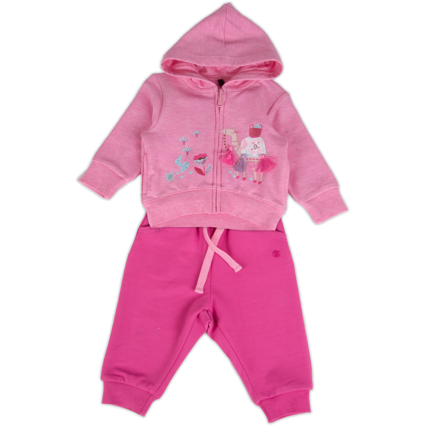 Conjunto Buzo Bebé Niña Rosado