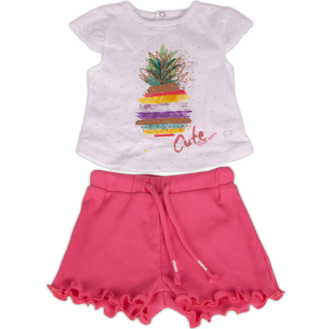 Conjunto Bebé Niña Fucsia