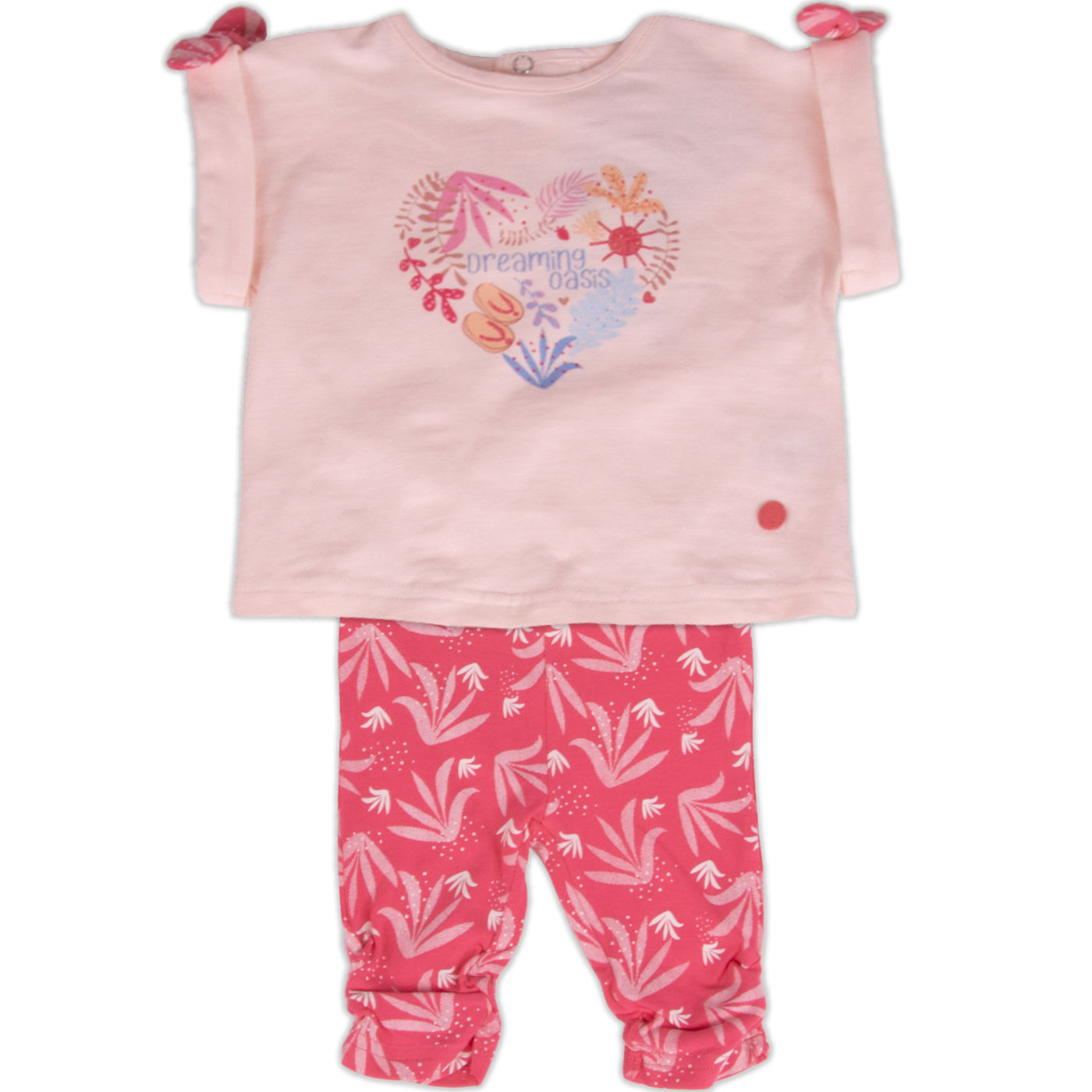 Conjunto Bebé Niña Coral