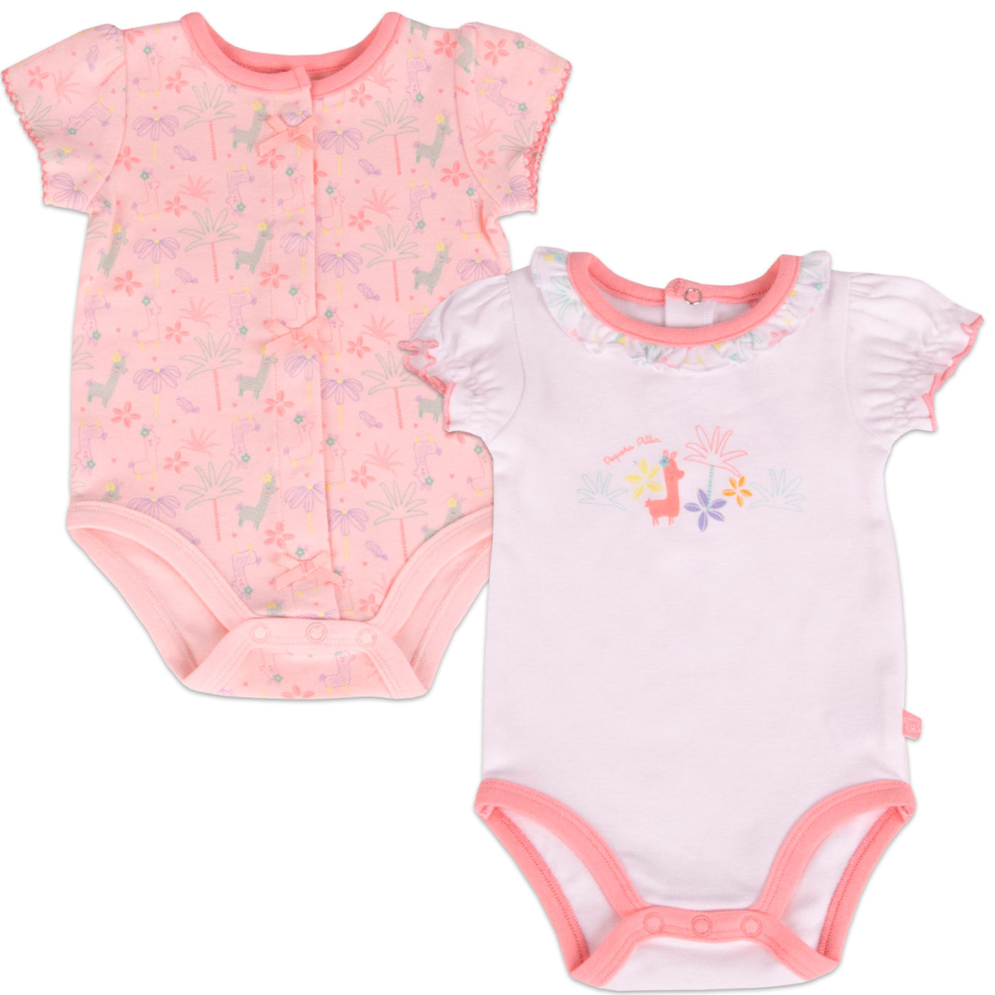 Set 2 pzas Body Bebé Niña Multicolor