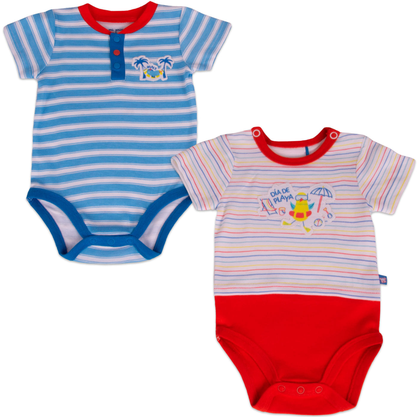 Set 2 pzas Body Bebé Niño Multicolor