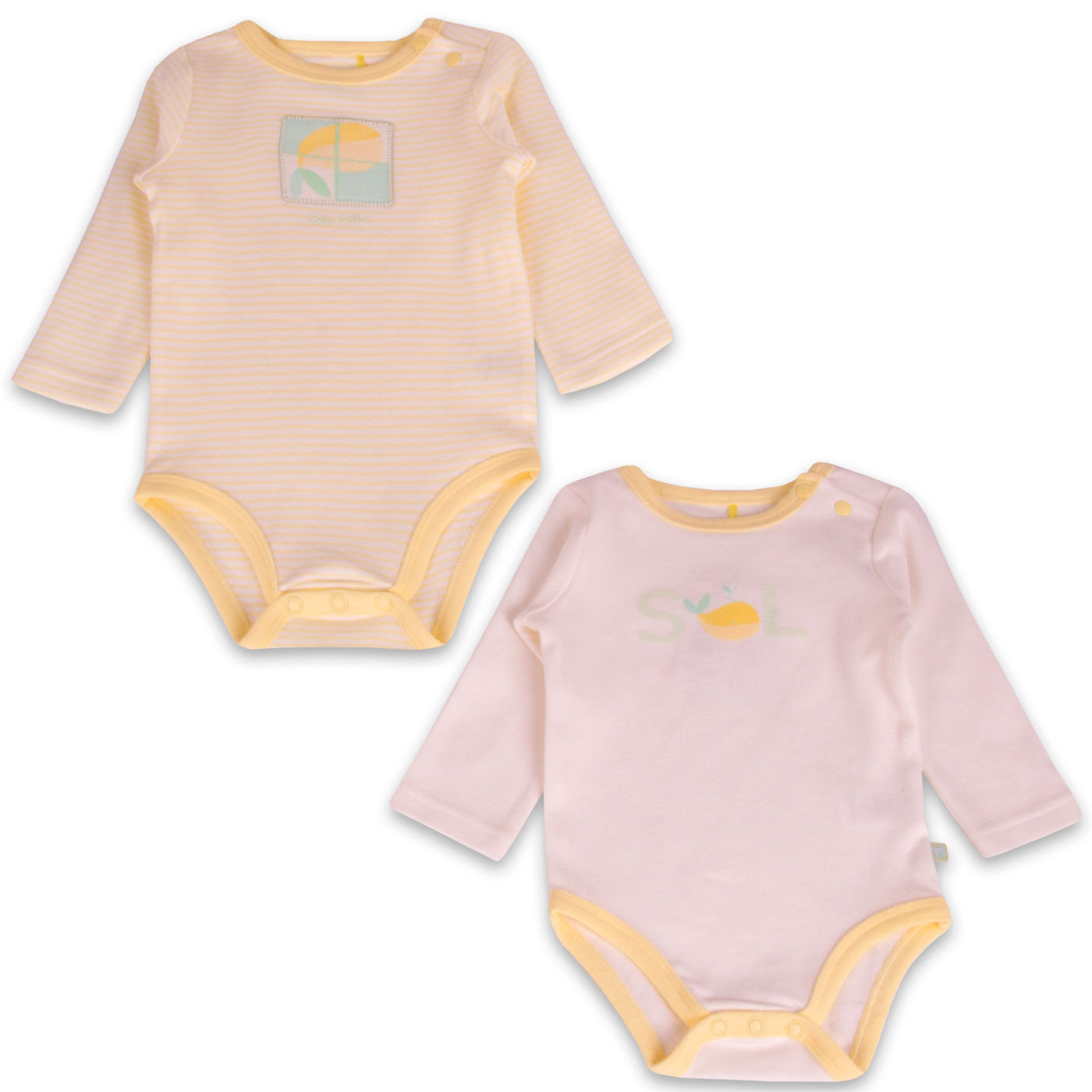 Set 2 pzas Body Bebé Unisex Multicolor