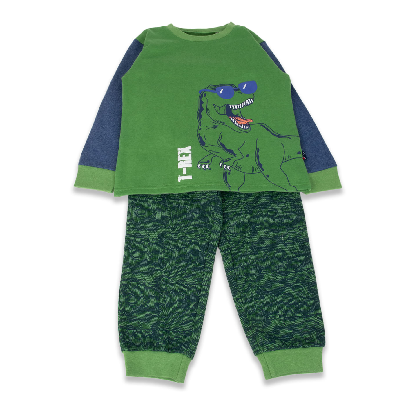 Pijama Niño Verde