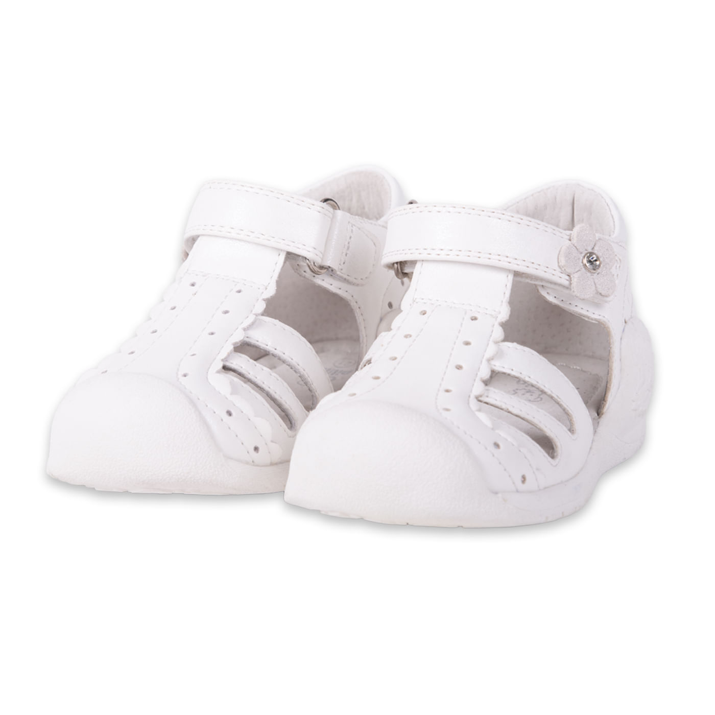 Sandalias Pasos Bebe Niña Blanco