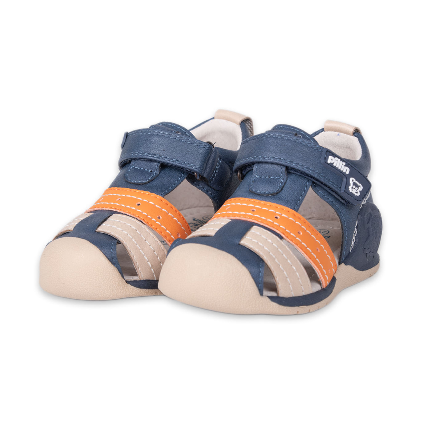 Sandalias Pasos Bebe Niño Azul