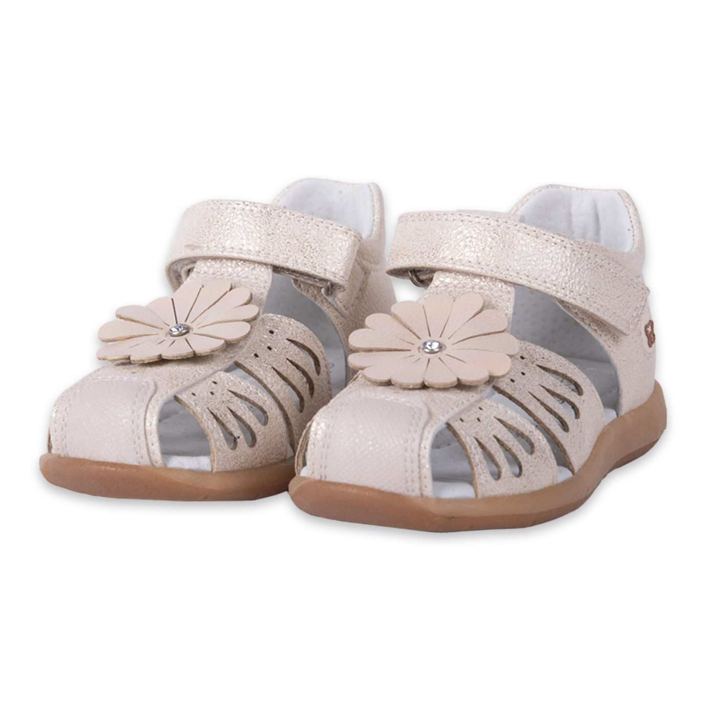 Sandalias Clasico Bebe Niña Dorado