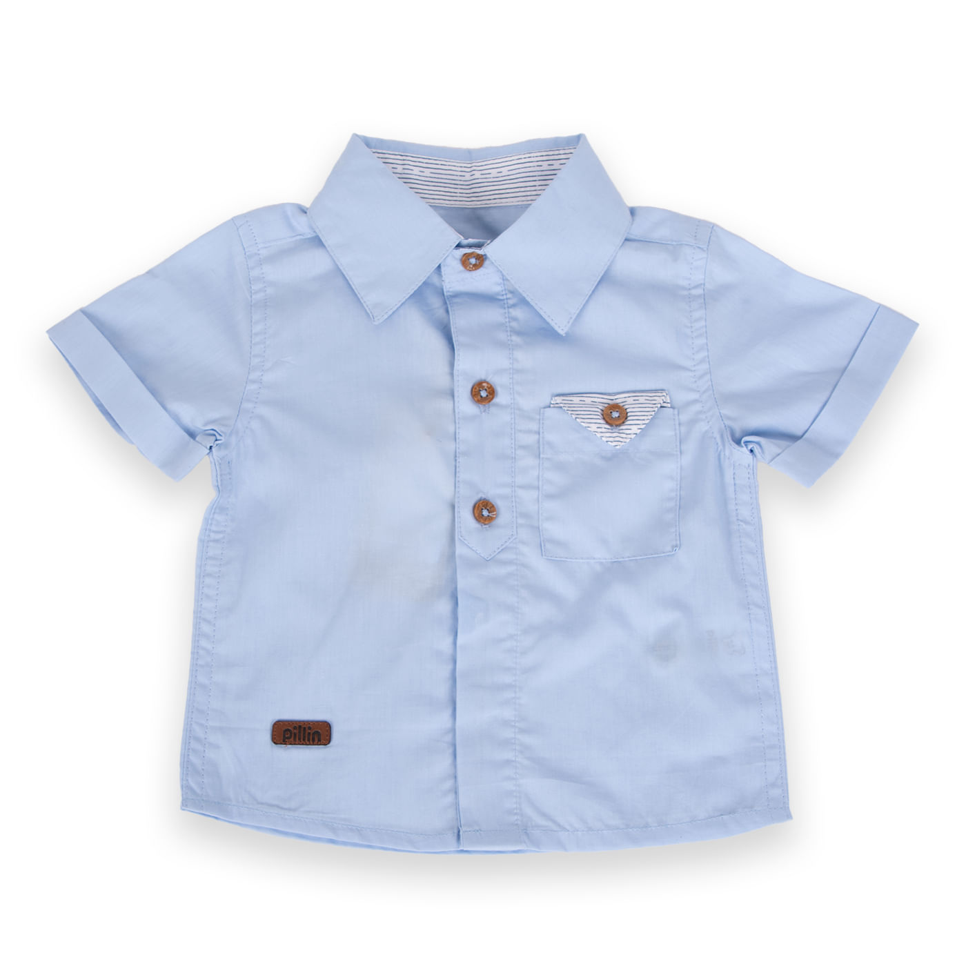 Camisa Bebé niño Celeste 