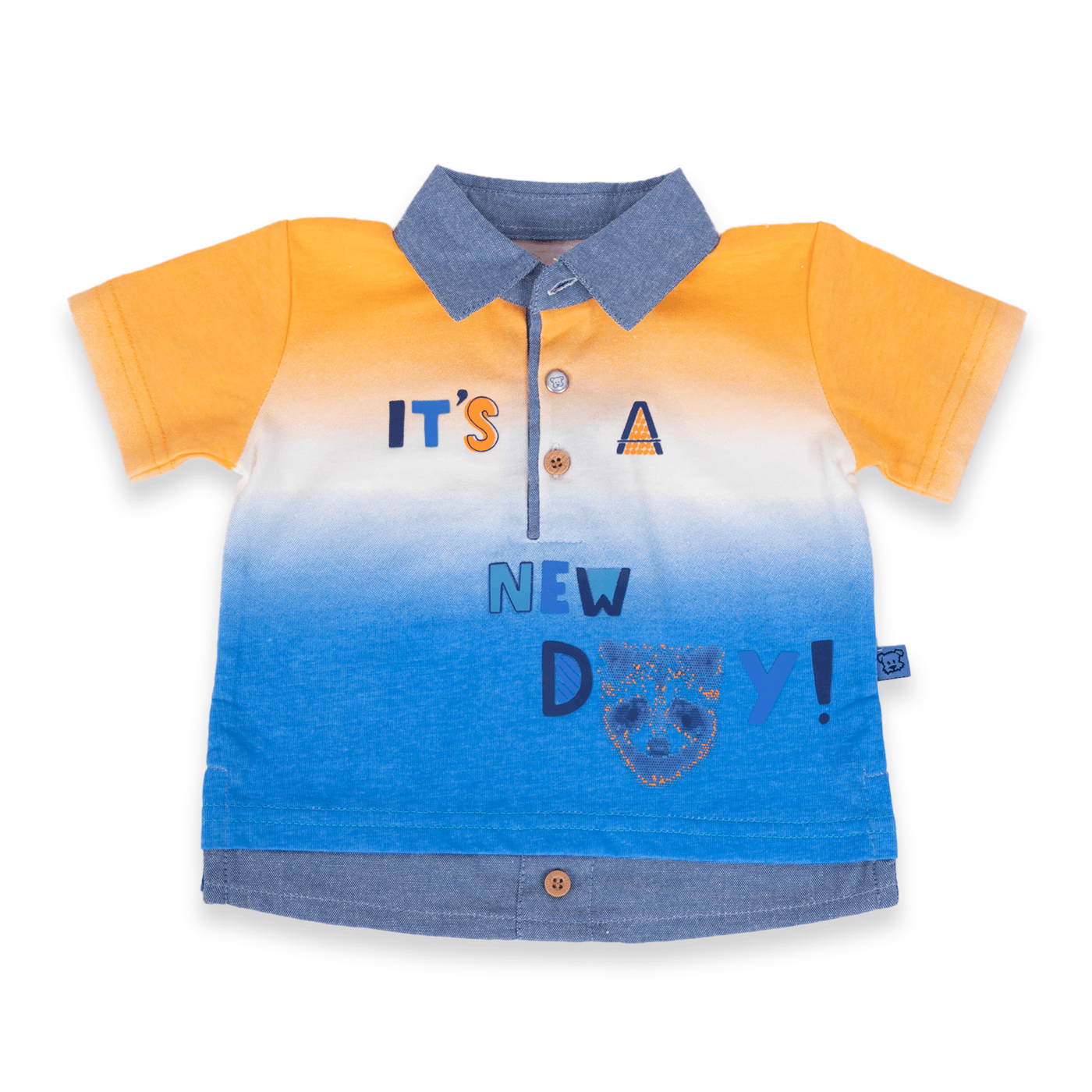 Polera Bebé niño Naranja 