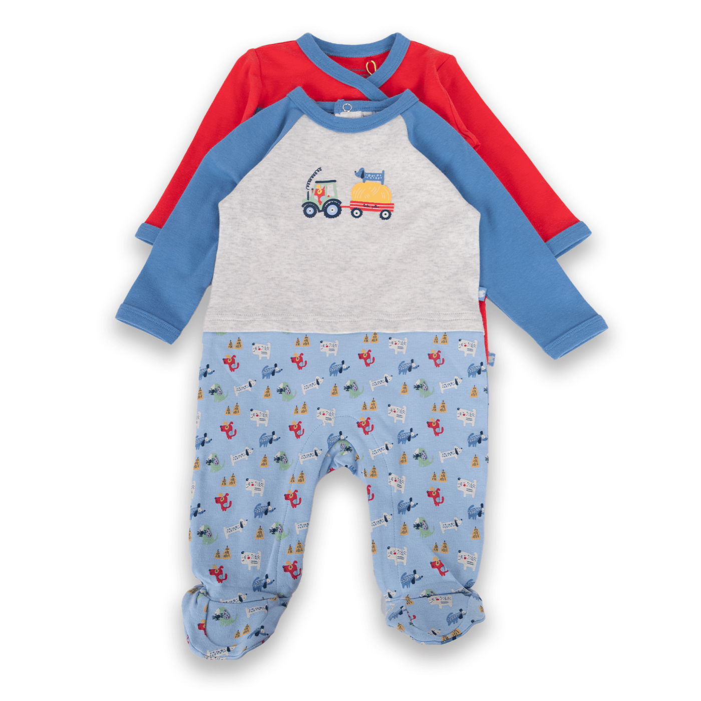 Set 2 Pzas Osito Bebé niño Multicolor 