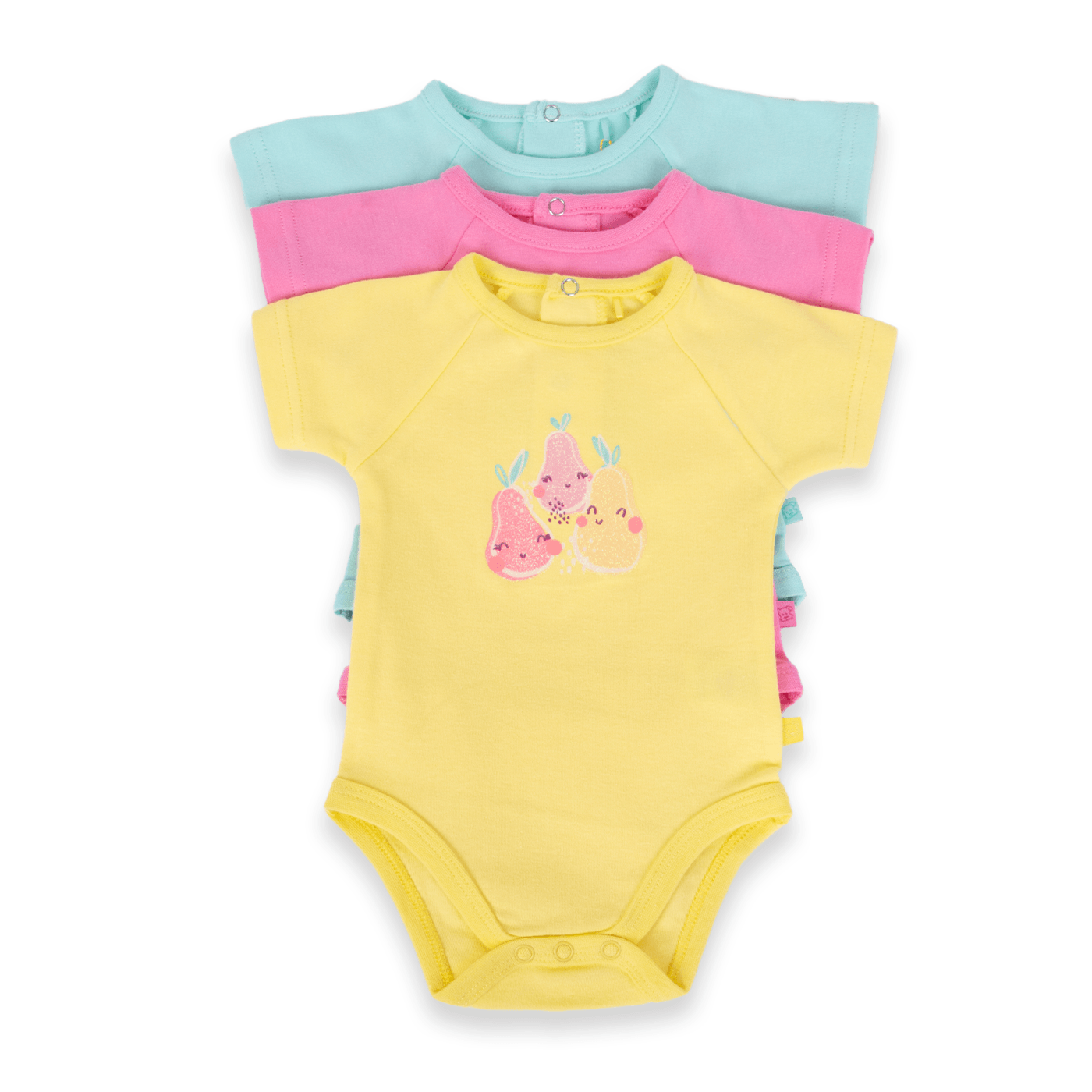 Set 3 Pzas Body Bebé niña Multicolor 