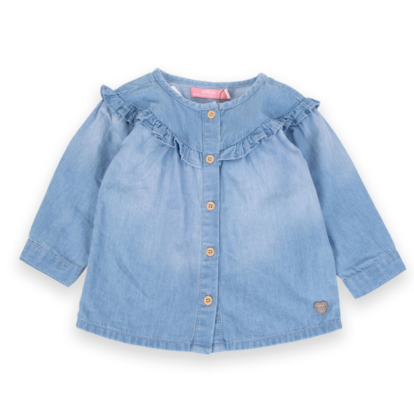 Blusa Bebé Niña Denim 