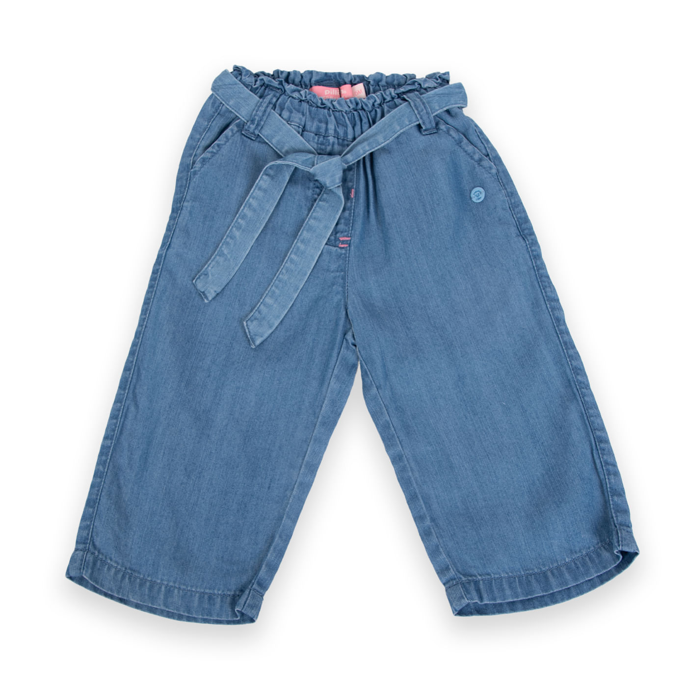 Pantalón Bebé Niña Denim 