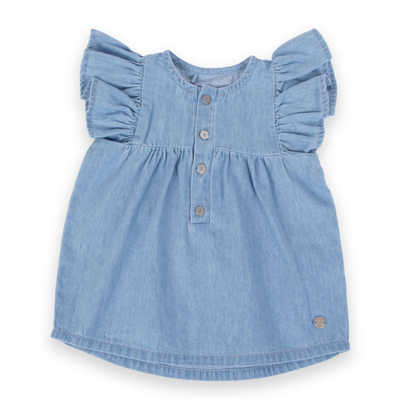 Blusa Bebé Niña Denim 