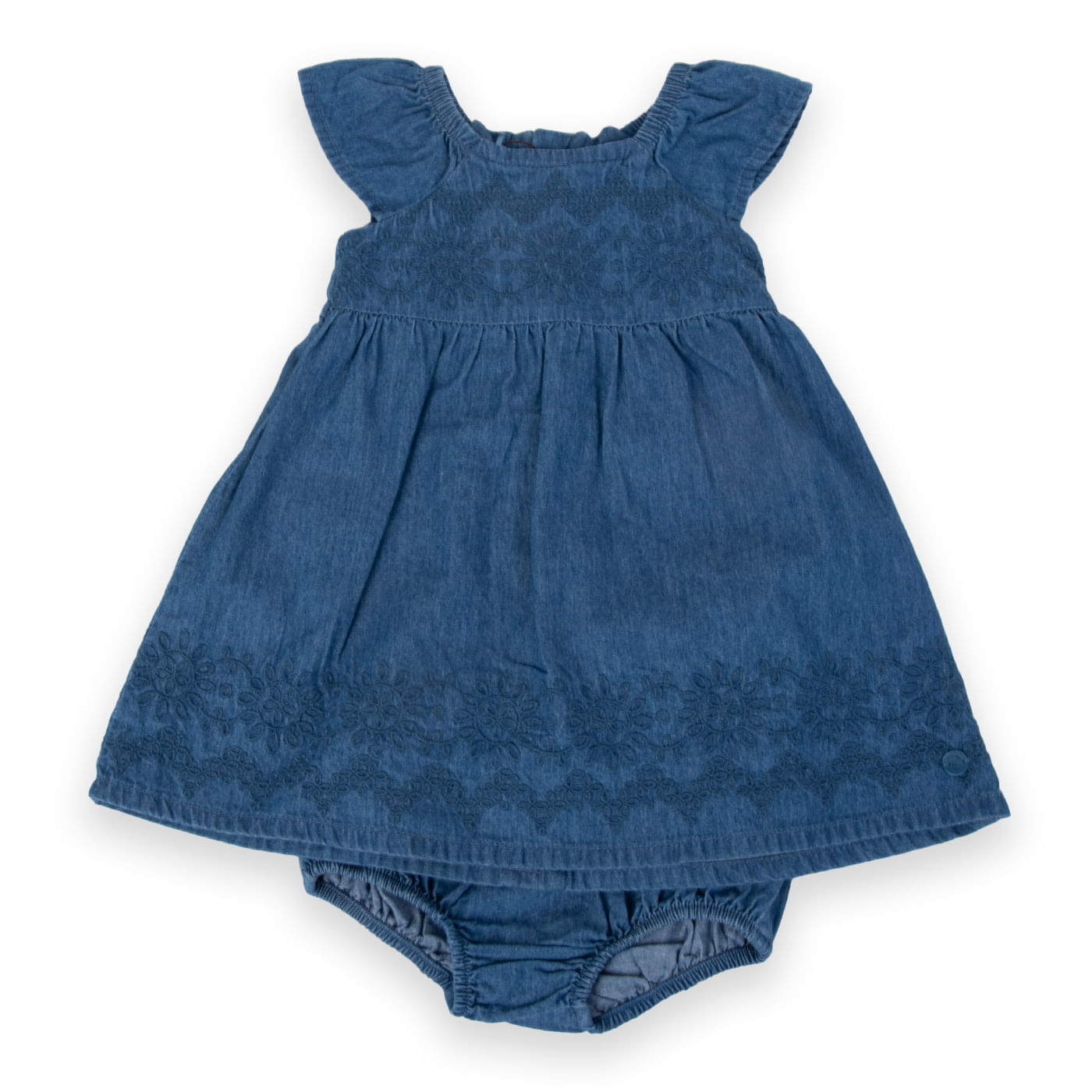 Vestido Bebé Niña Denim 