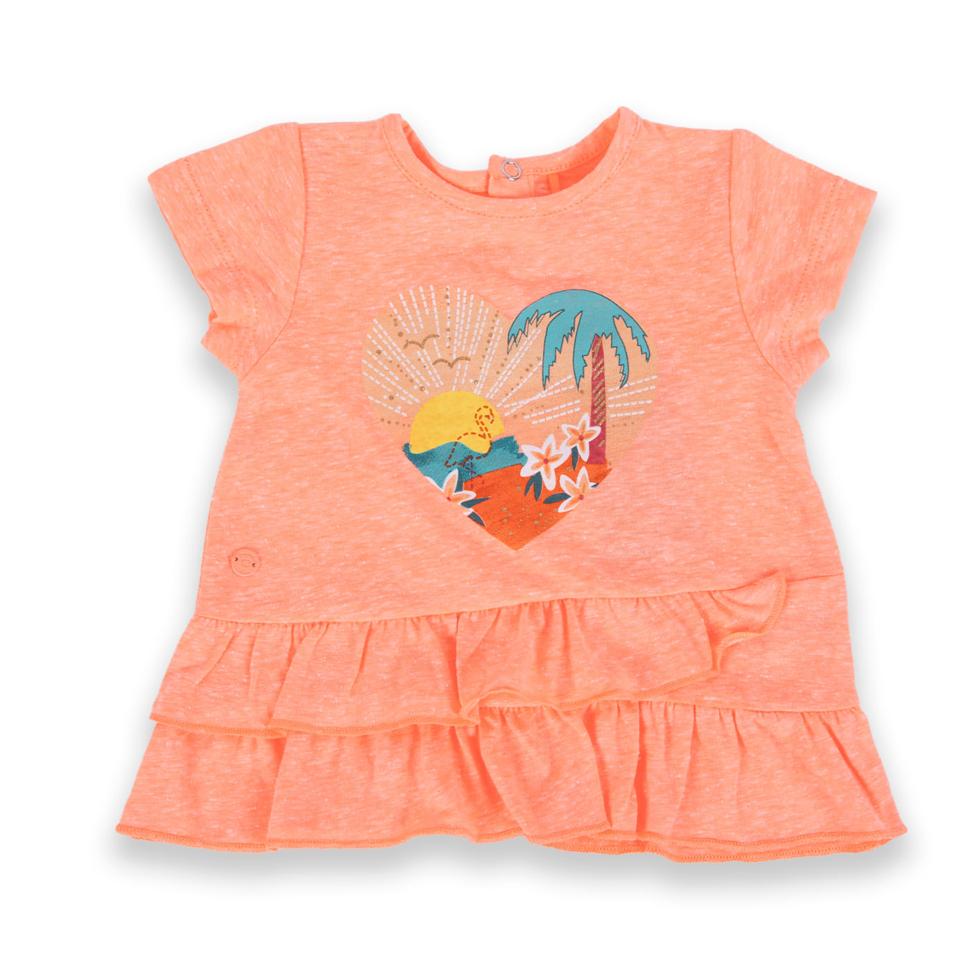 Polera Bebé Niña Naranja