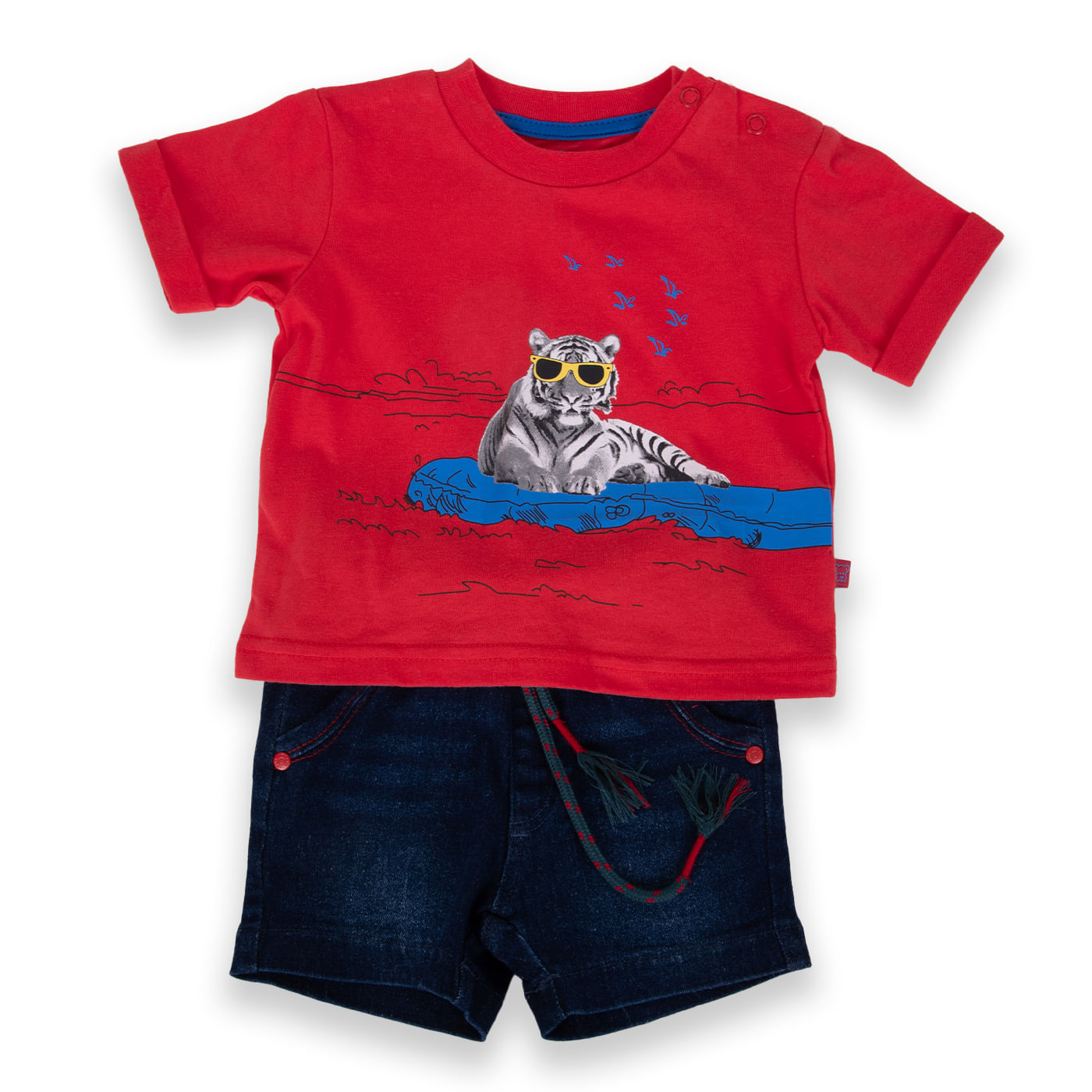 Conjunto  Bebé Niño Rojo