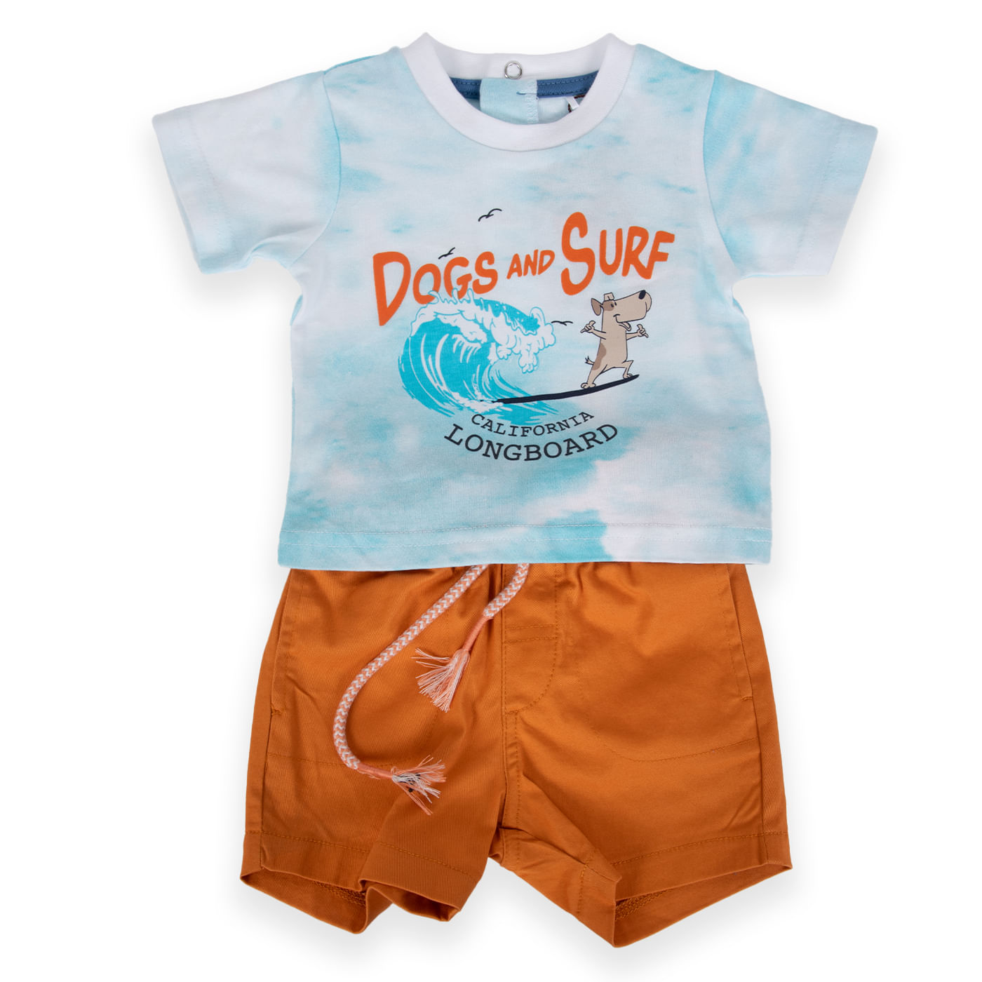 Conjunto Bebé Niño Naranja