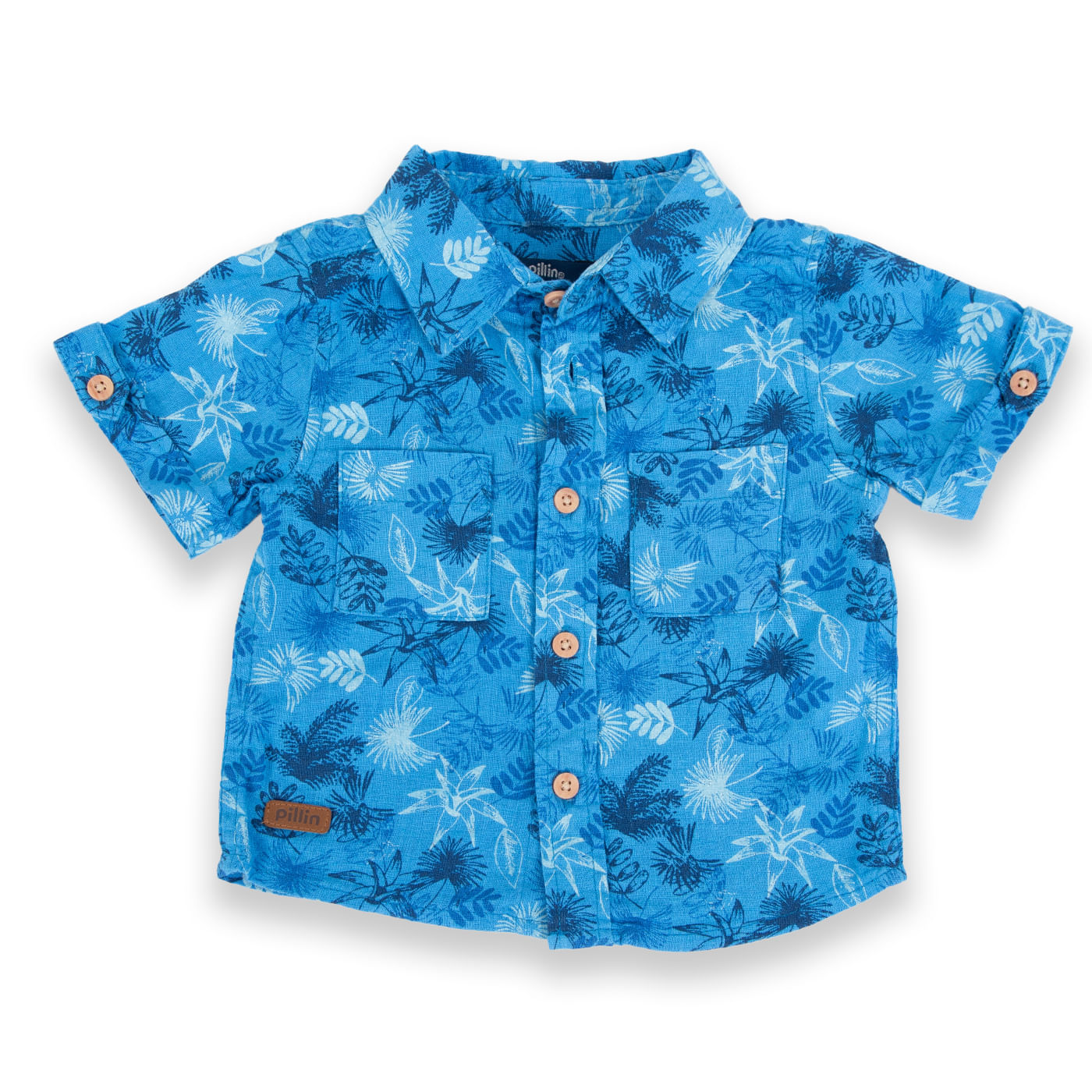 Camisa Bebé Niño Azul