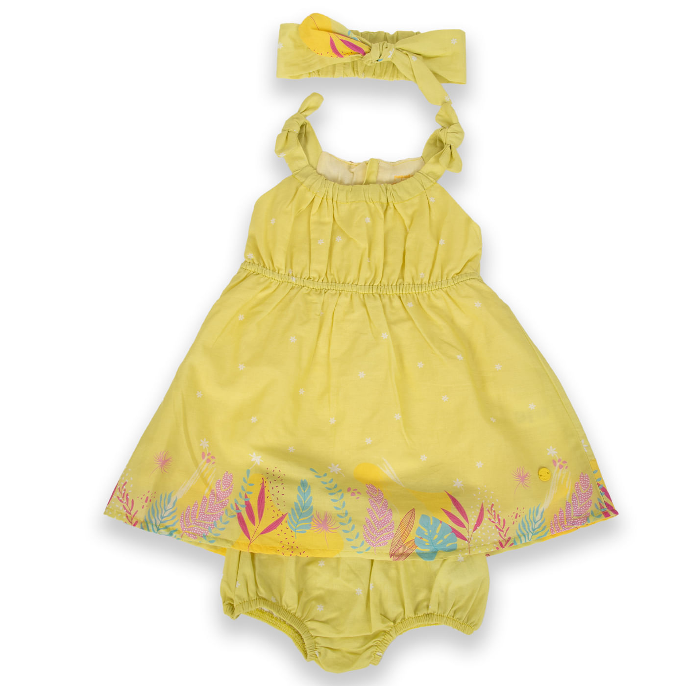 Vestido Bebé Niña Amarillo