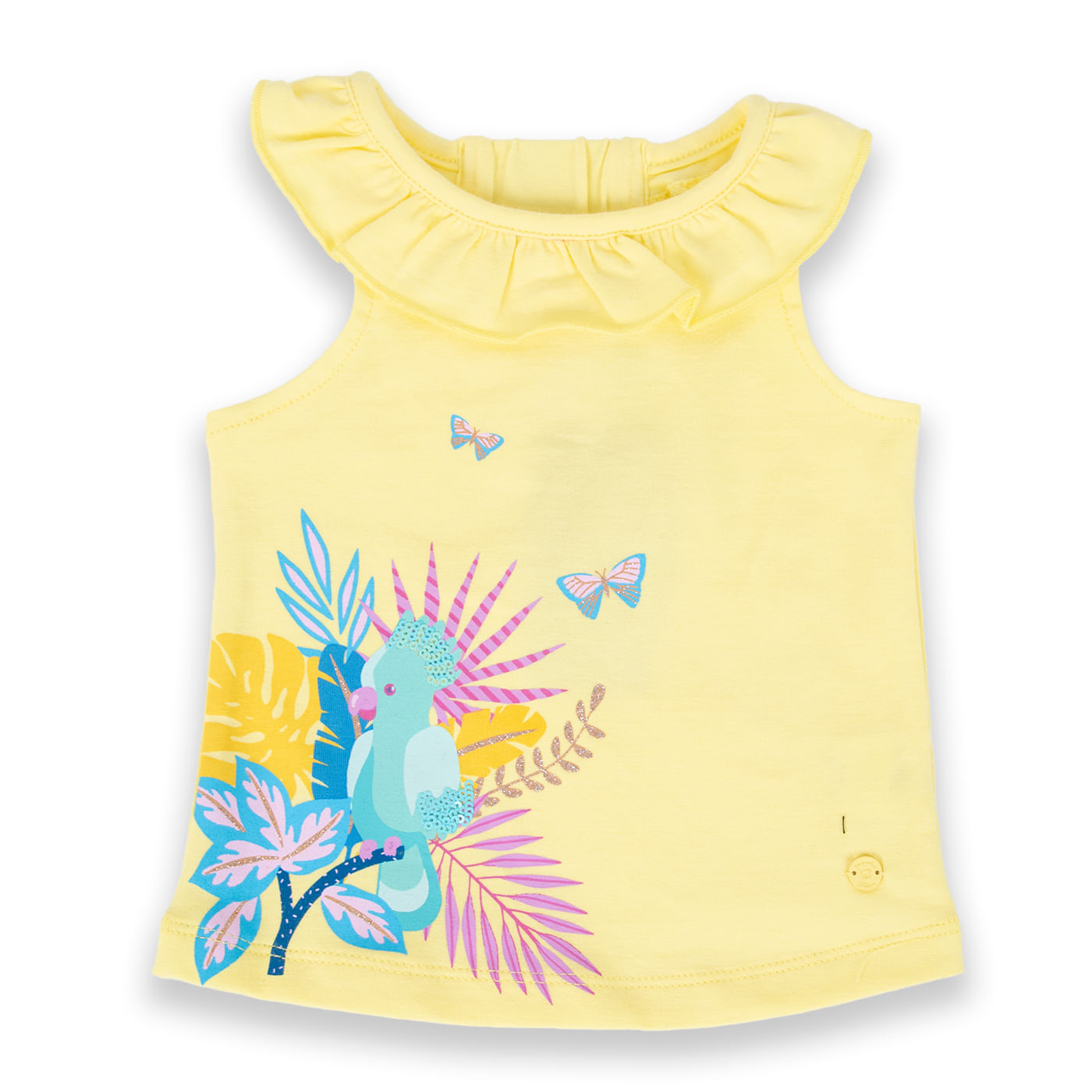 Polera Bebé Niña Amarillo