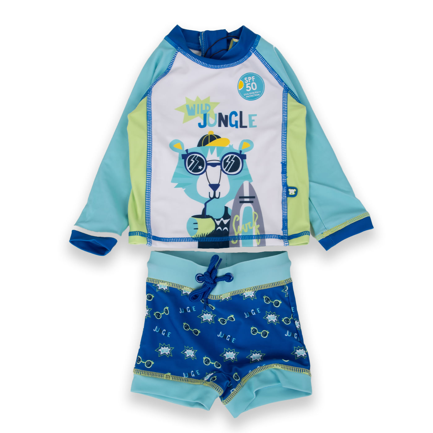 Traje de baño Bebé Niño Azul eléctrico