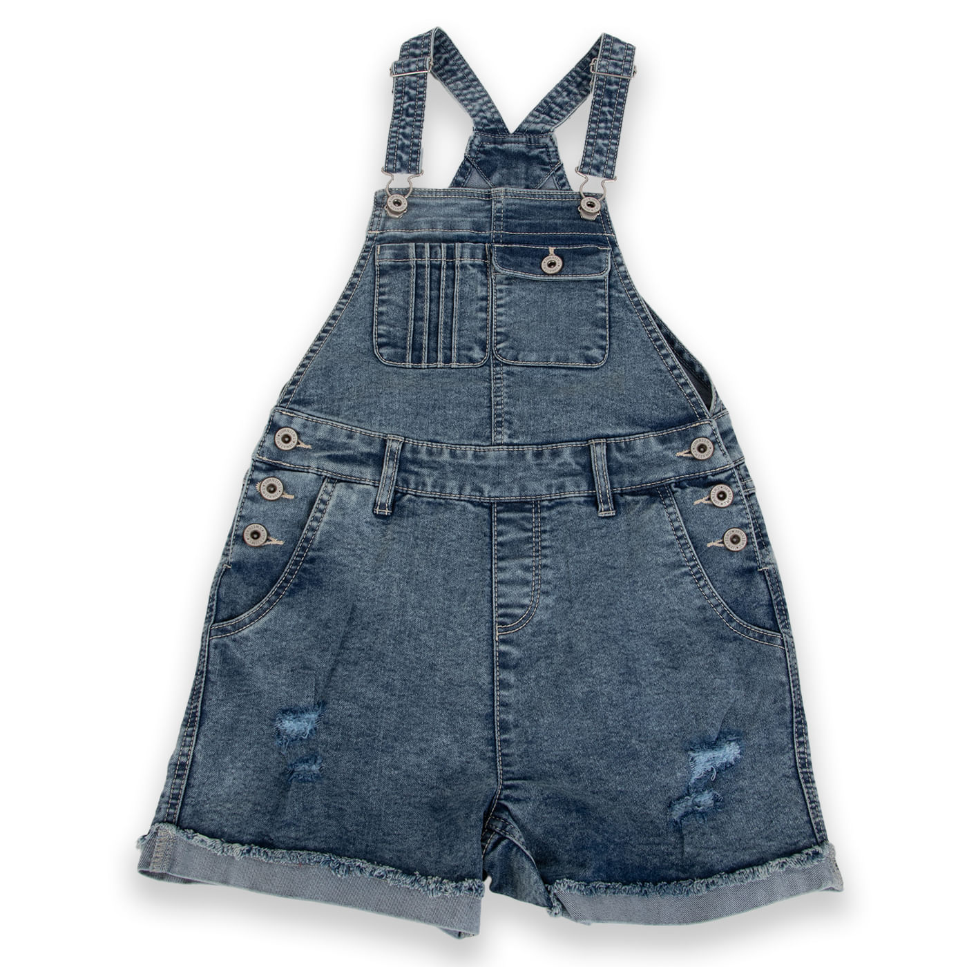 Jardinera Niña Denim