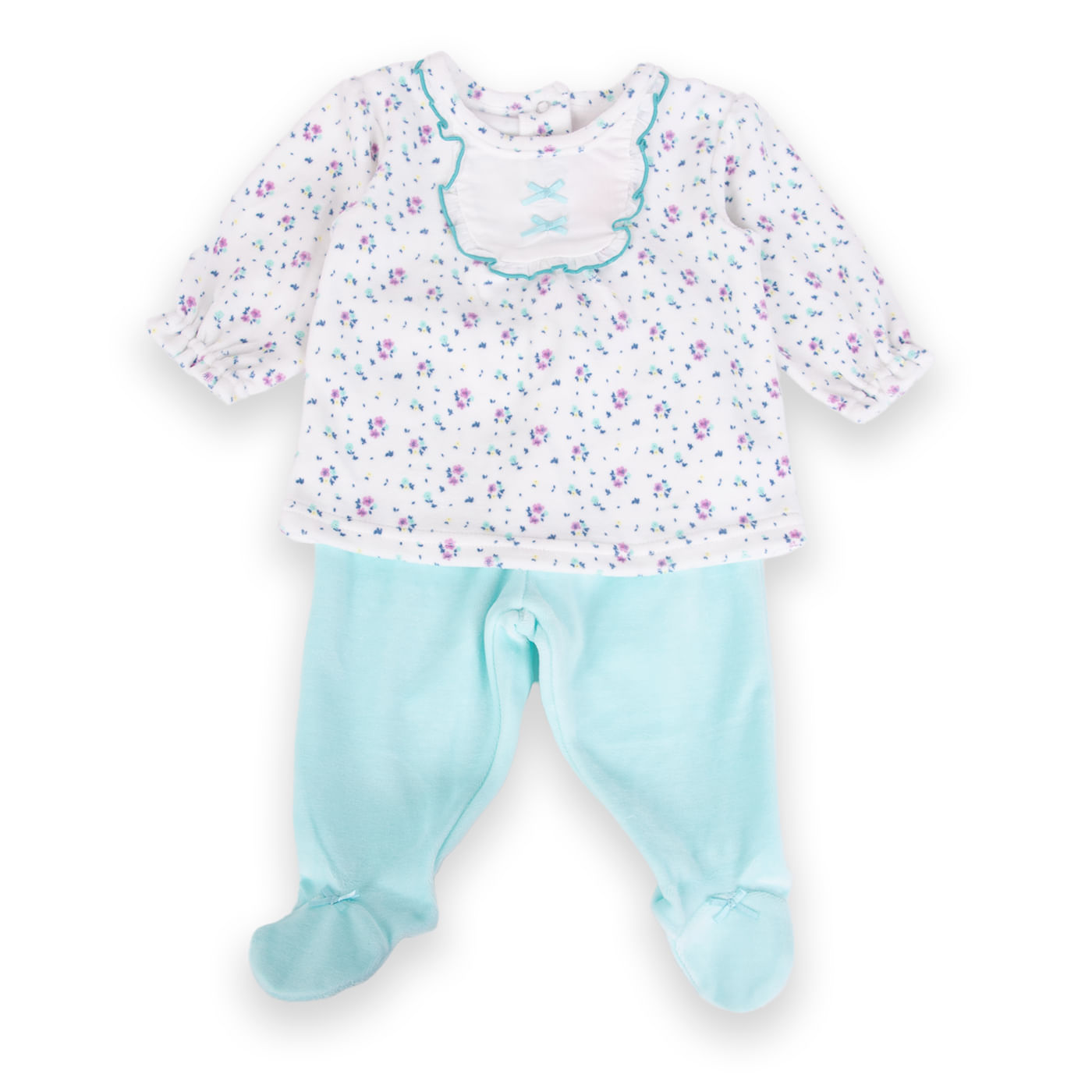 Conjunto Bebé Niña Menta