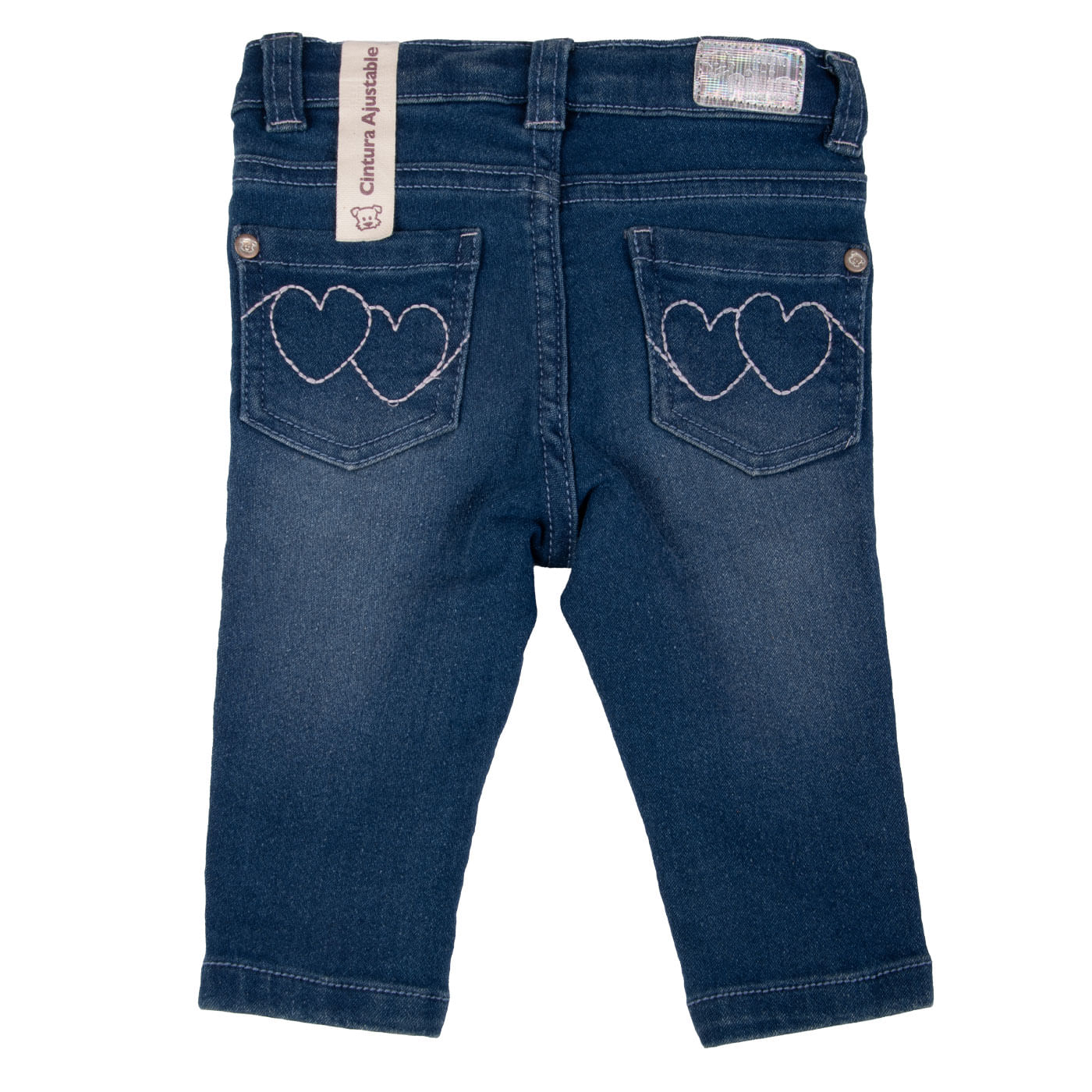 Jeans Bebe Niña - Azul