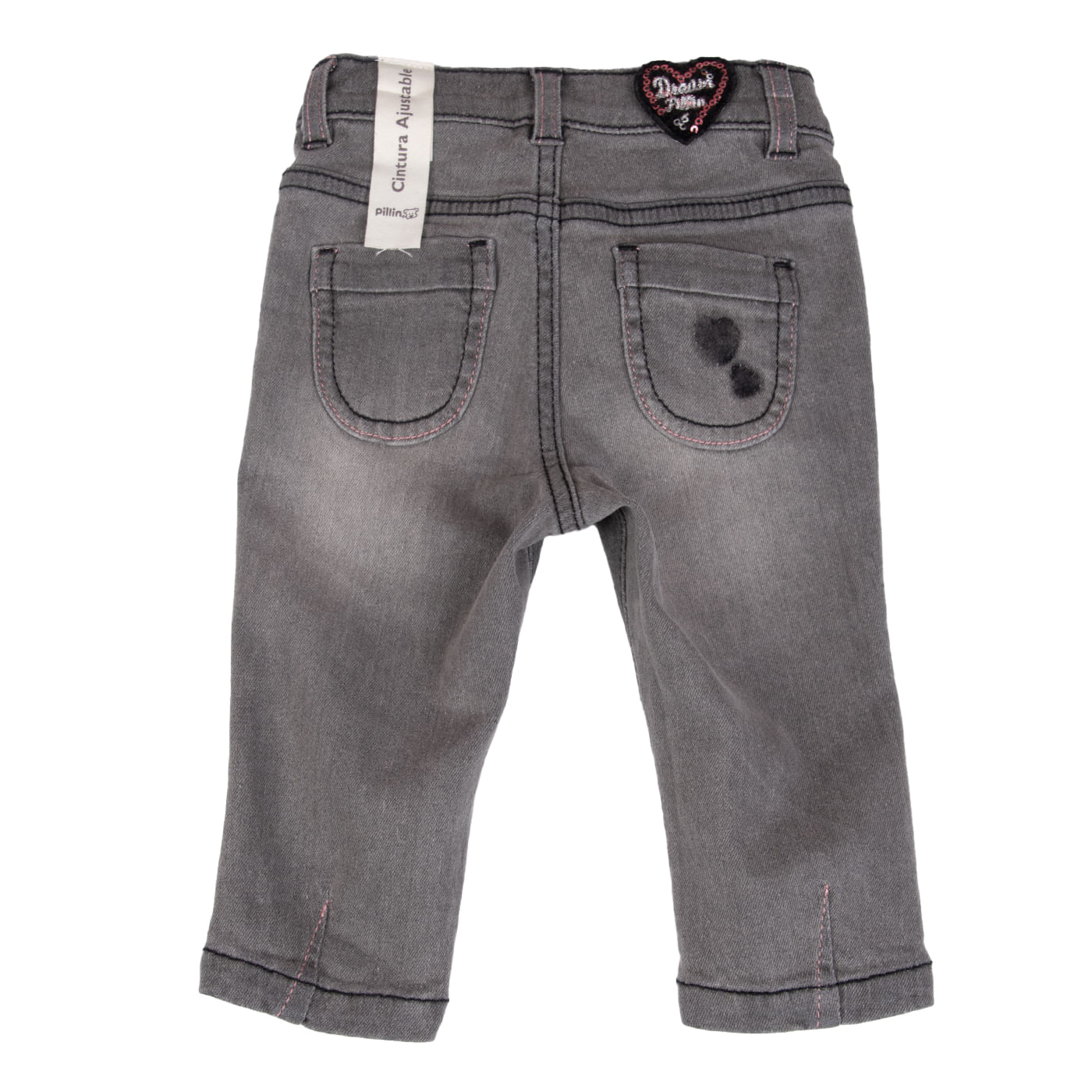 Jeans Bebe Niña - Gris