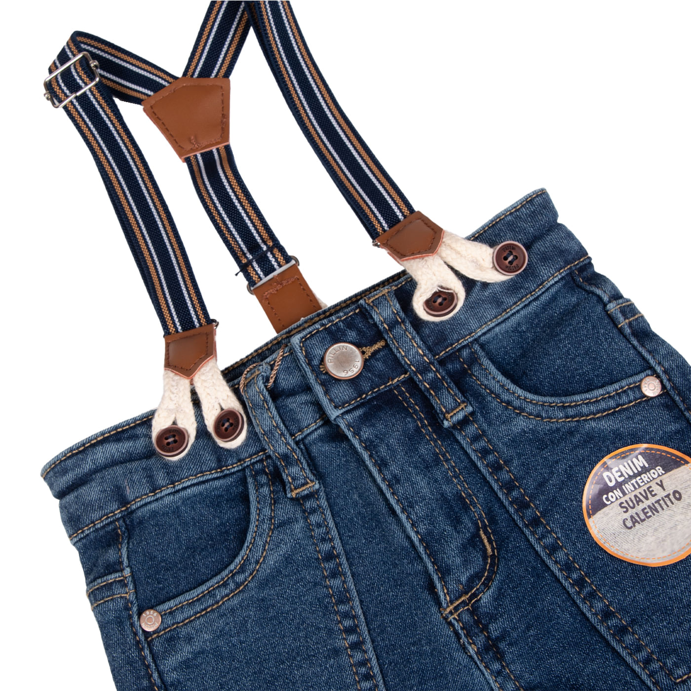 Jeans Bebe Niño Azul - Azul